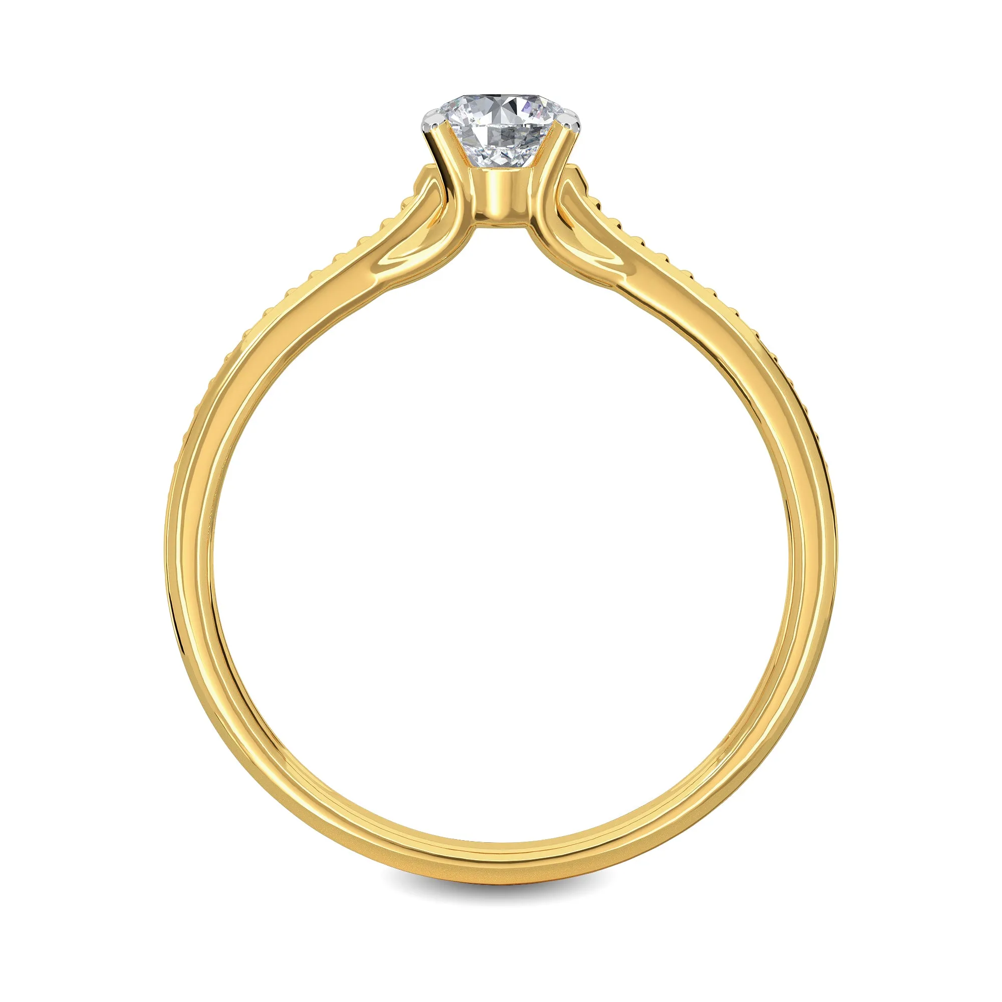 0.33 CT Nehir Solitaire Ring