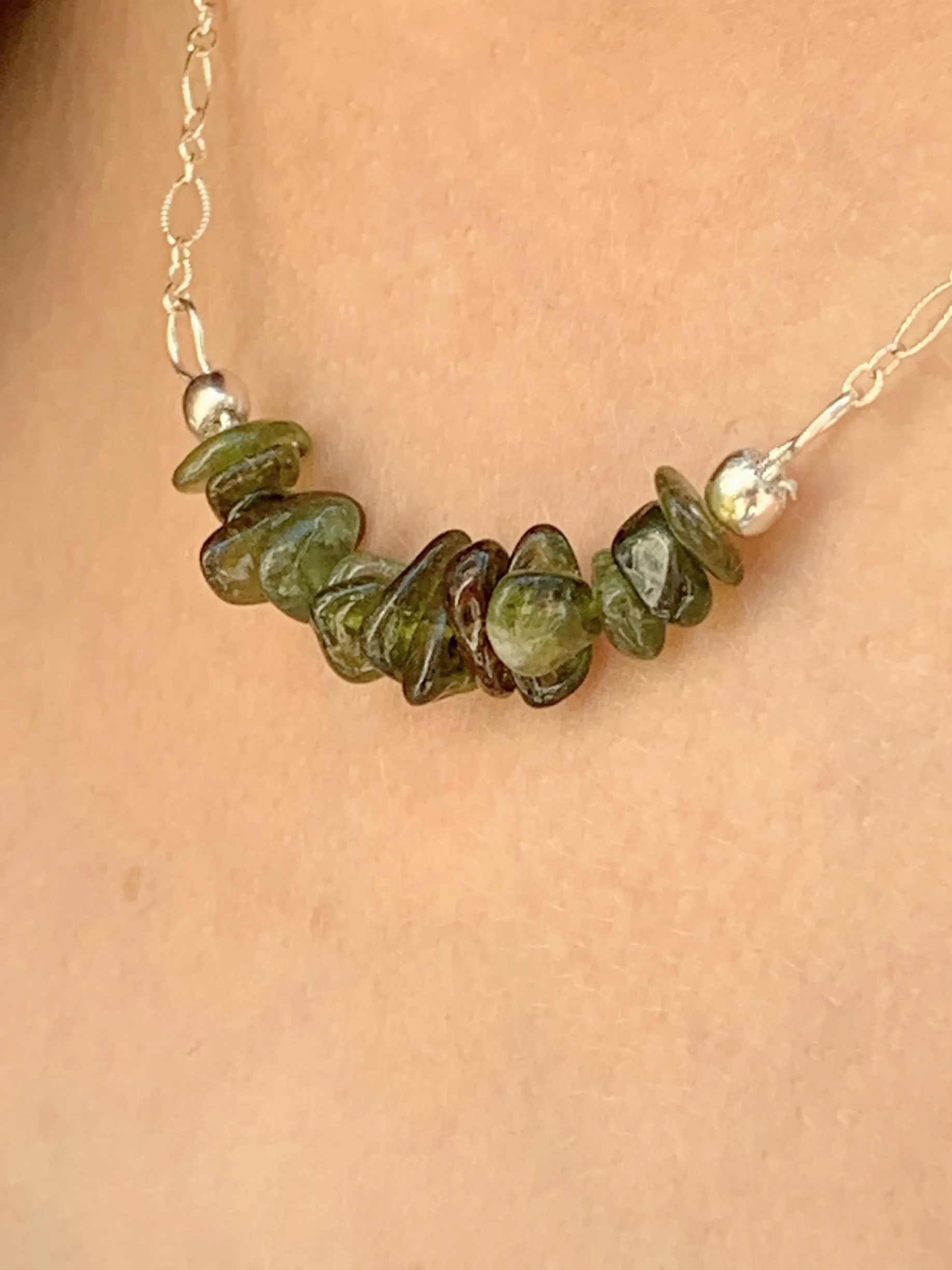 18” Green Tourmaline Necklace