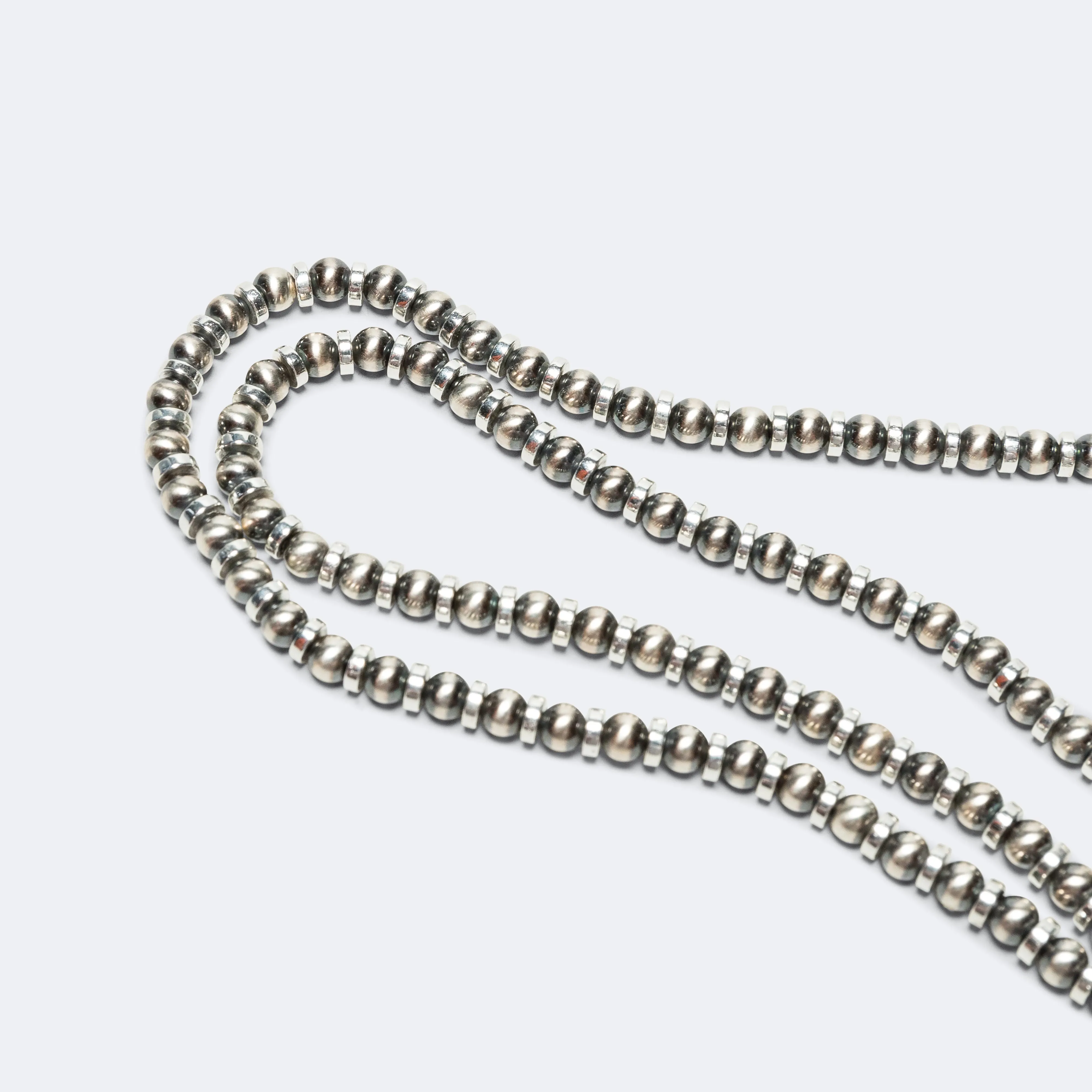 4mm Necklace - Navajo Pearl