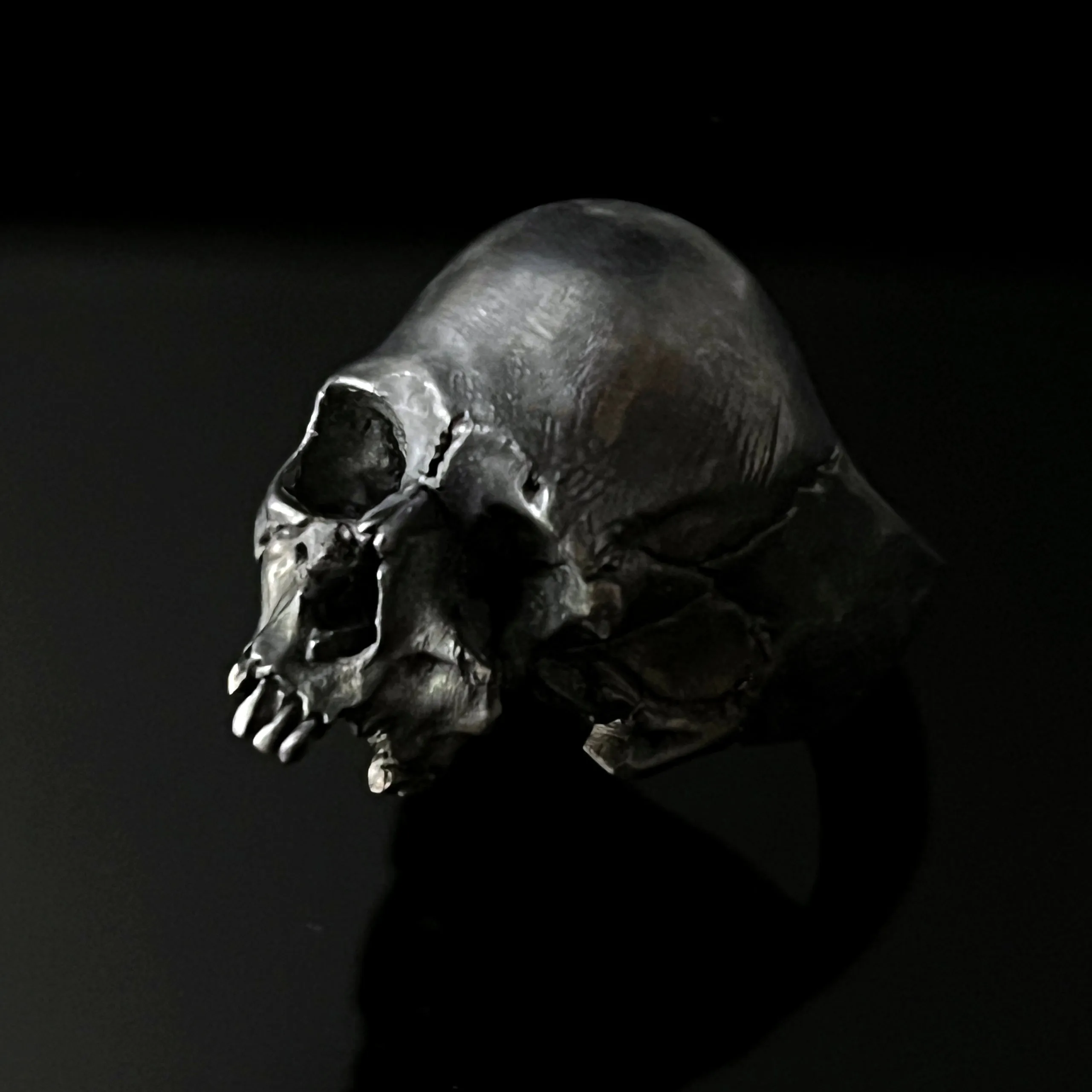 925 Decay Skull Ring