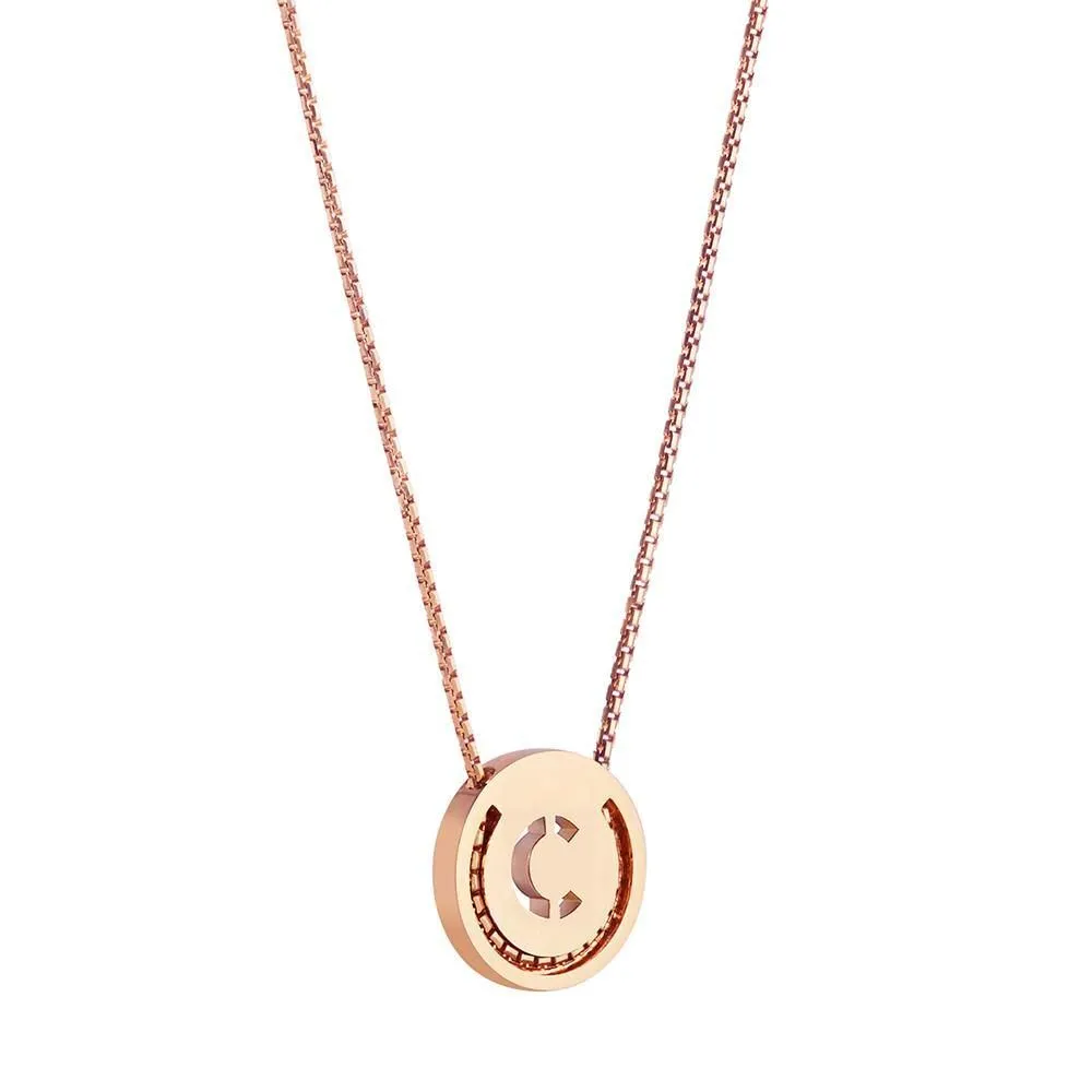 ABC's - C 18K Gold Plated Necklace