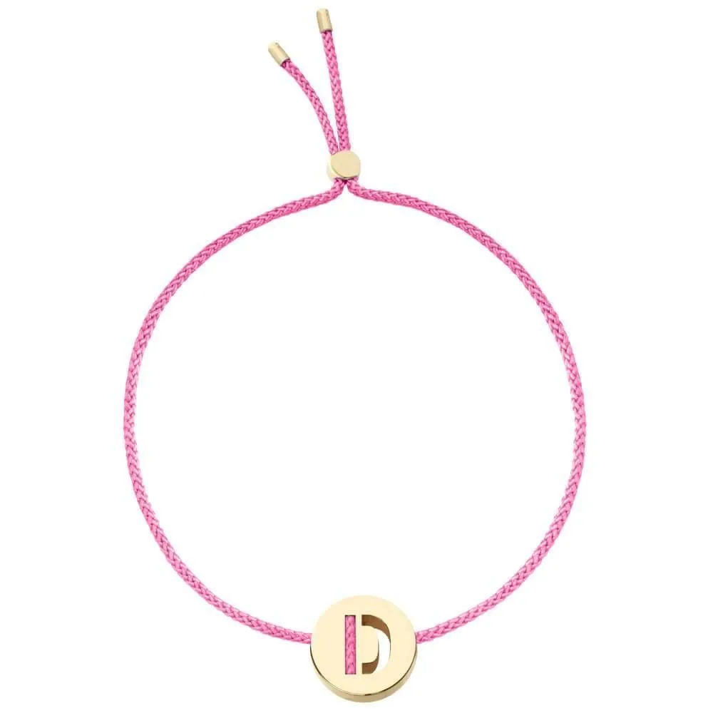 ABC's - D 18K Gold Plated Bracelet