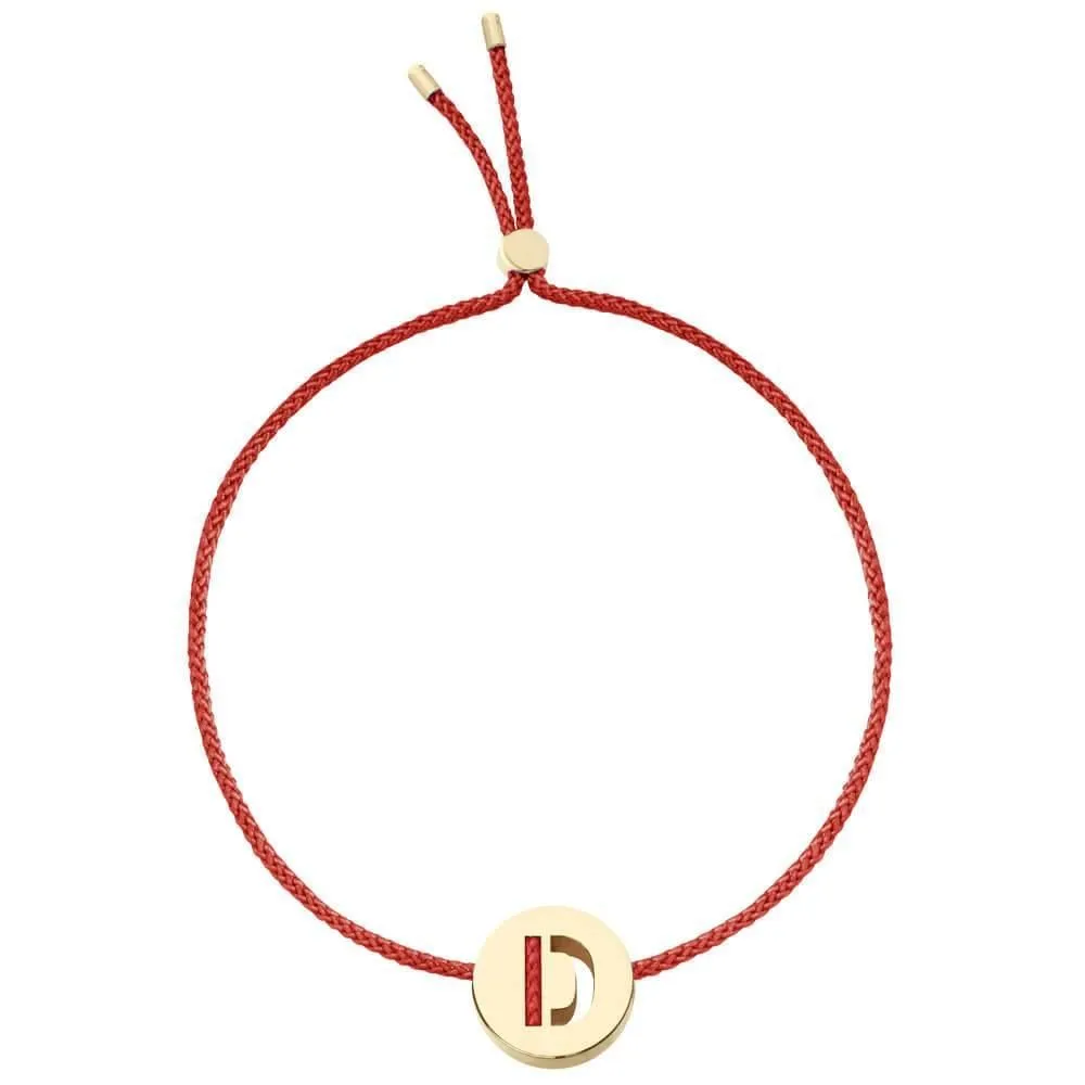 ABC's - D 18K Gold Plated Bracelet