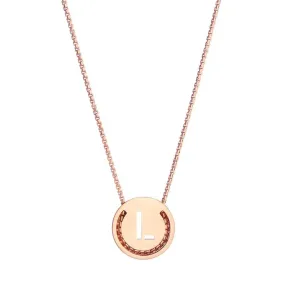 ABC's - L 18K Gold Plated Necklace