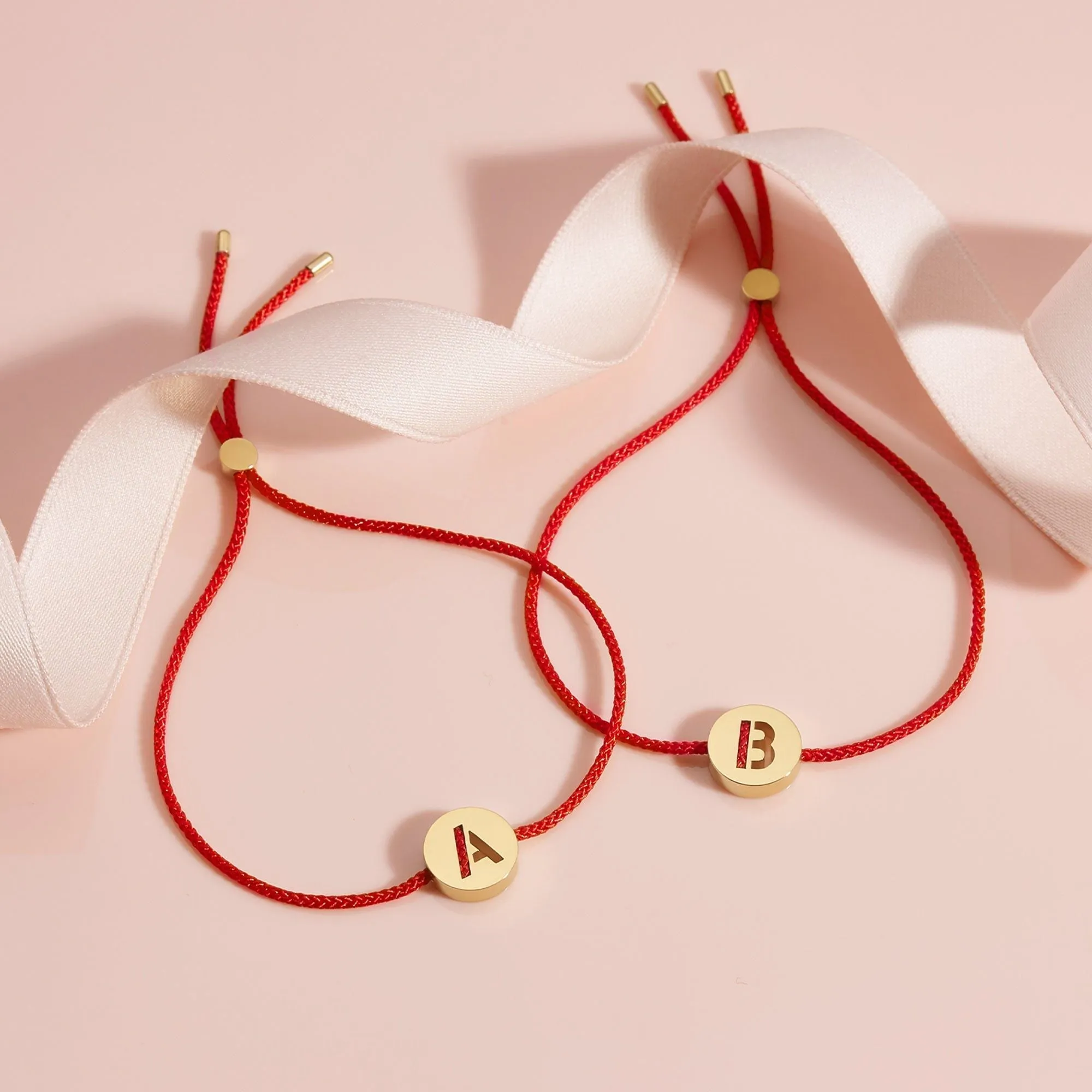 ABC's - M 18K Gold Plated Bracelet