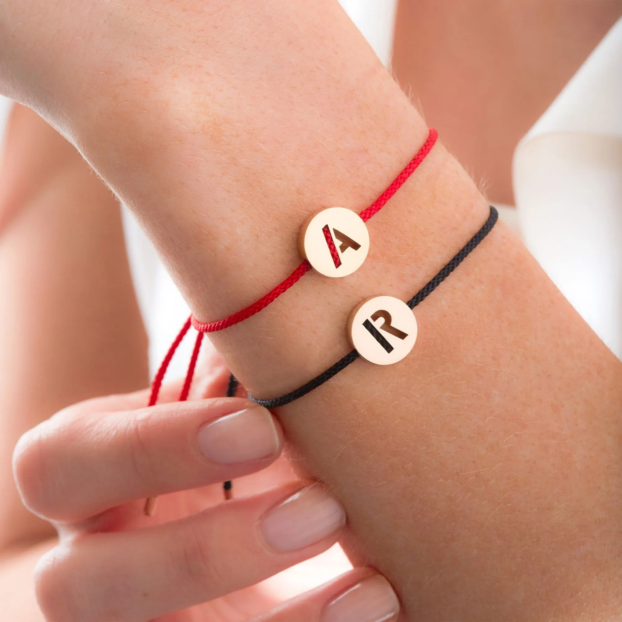 ABC's - R 18K Gold Plated Bracelet