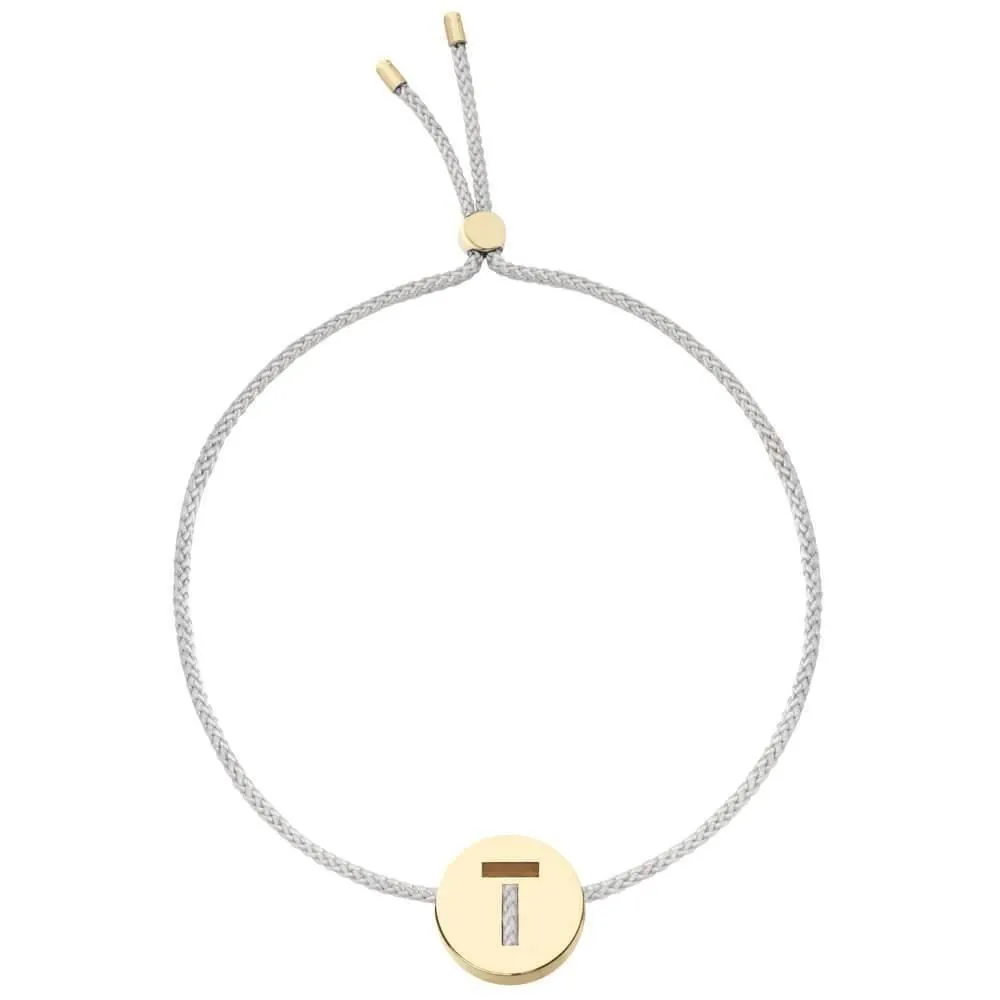 ABC's - T 18K Gold Plated Bracelet