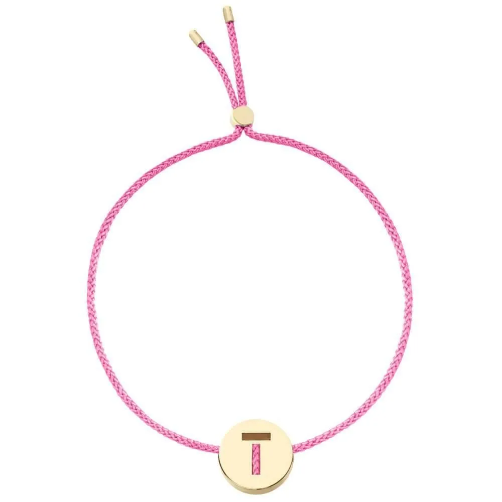 ABC's - T 18K Gold Plated Bracelet