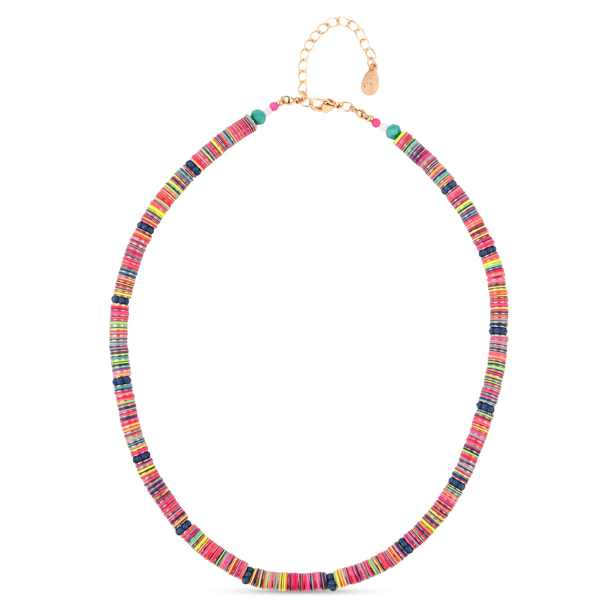 Accessorize London Women's Bright Round Discs Necklace