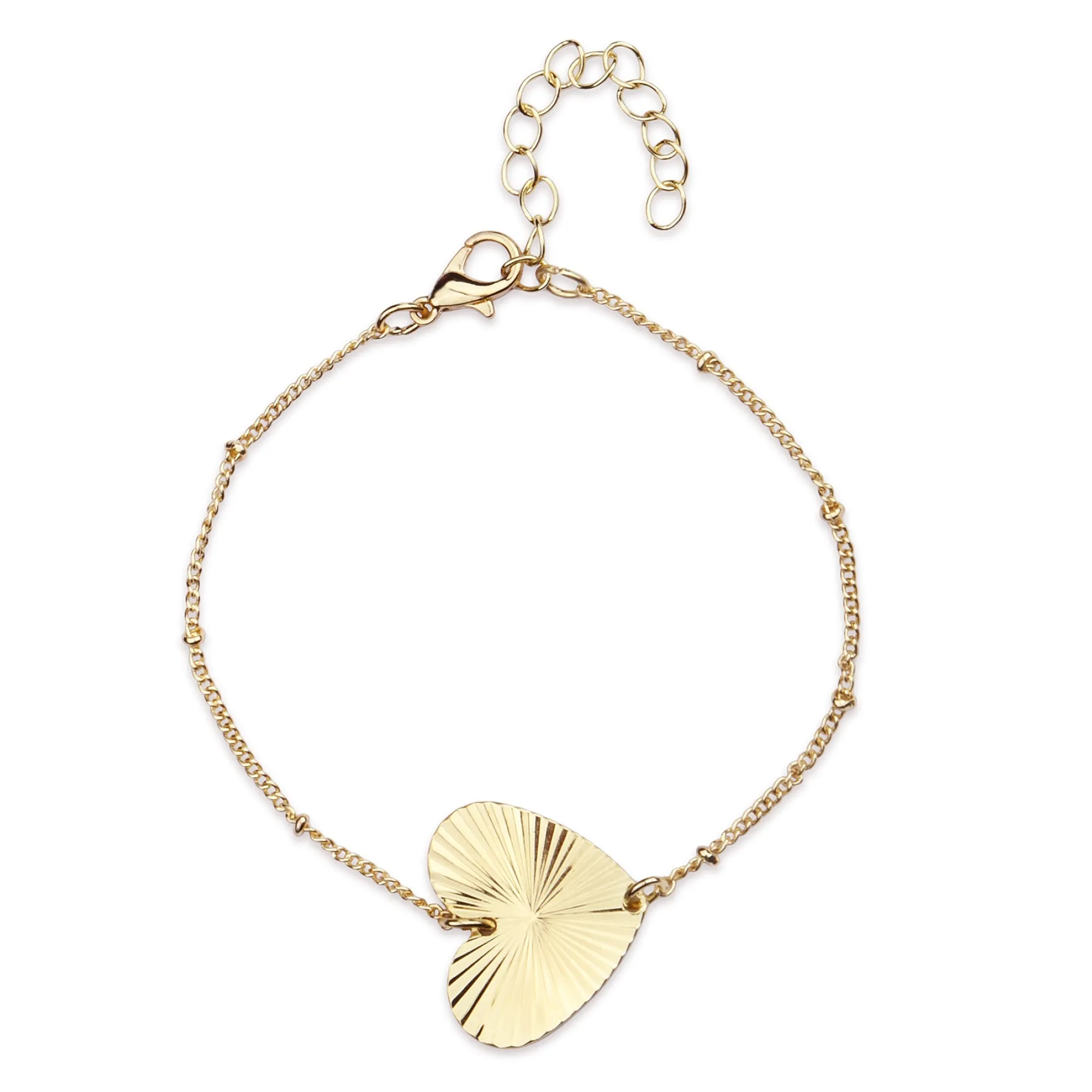 Accessorize London Women's Heart Bracelet