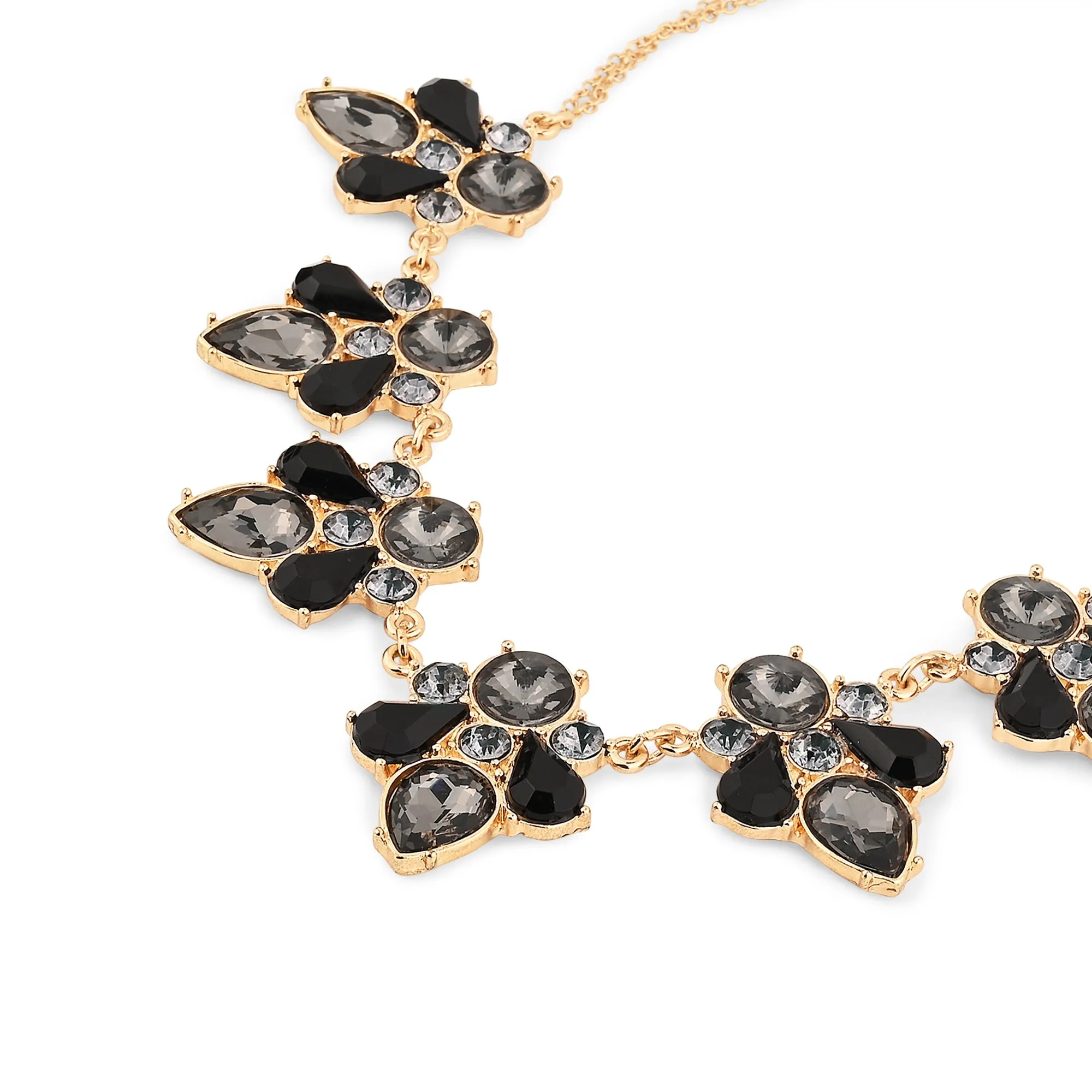 Accessorize London Women's Mixed Stone Statement Necklace