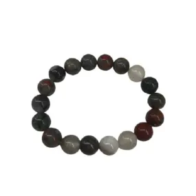 African Bloodstone Mala Bracelet