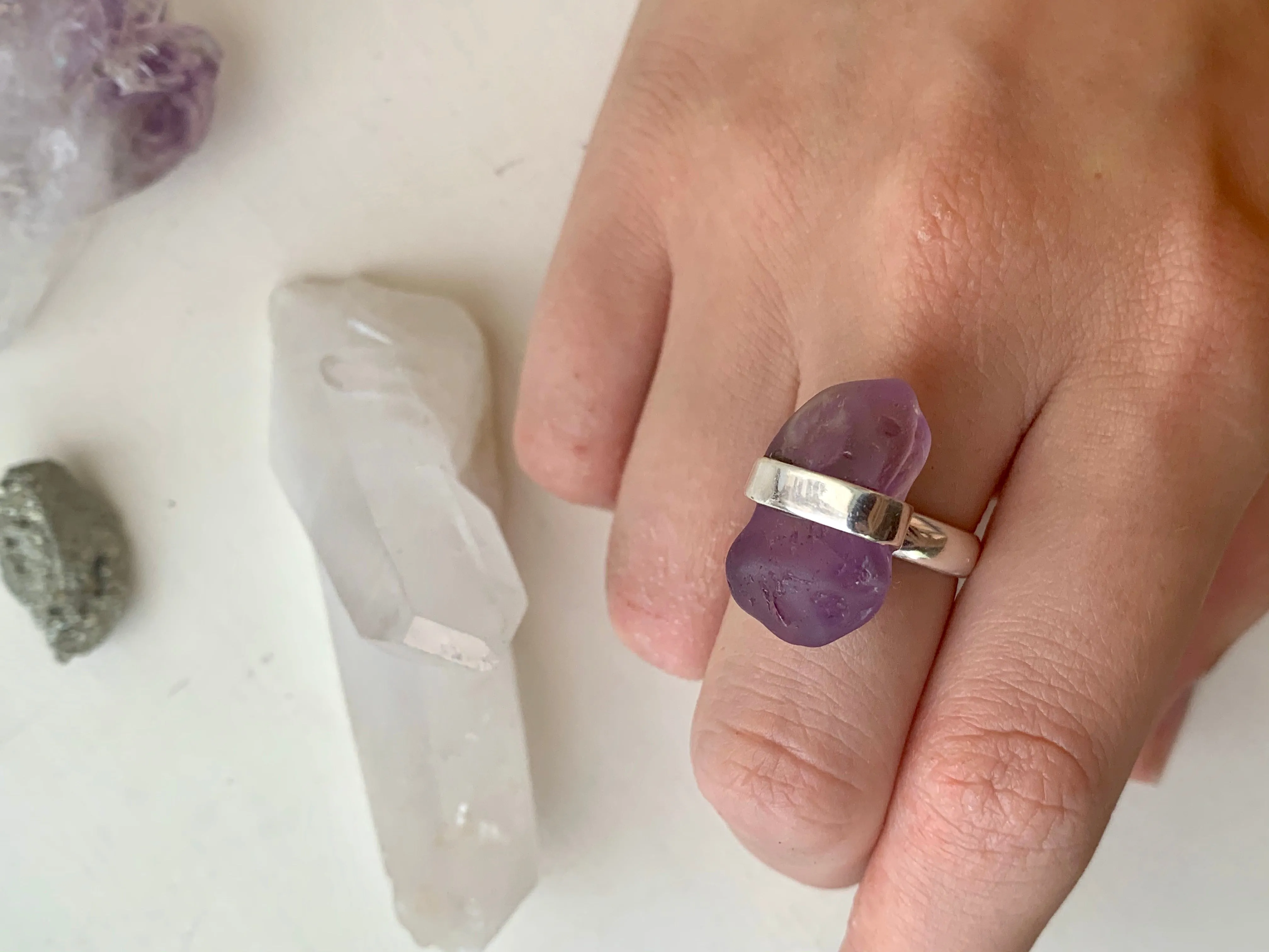 Amethyst Katla Ring (US 7)