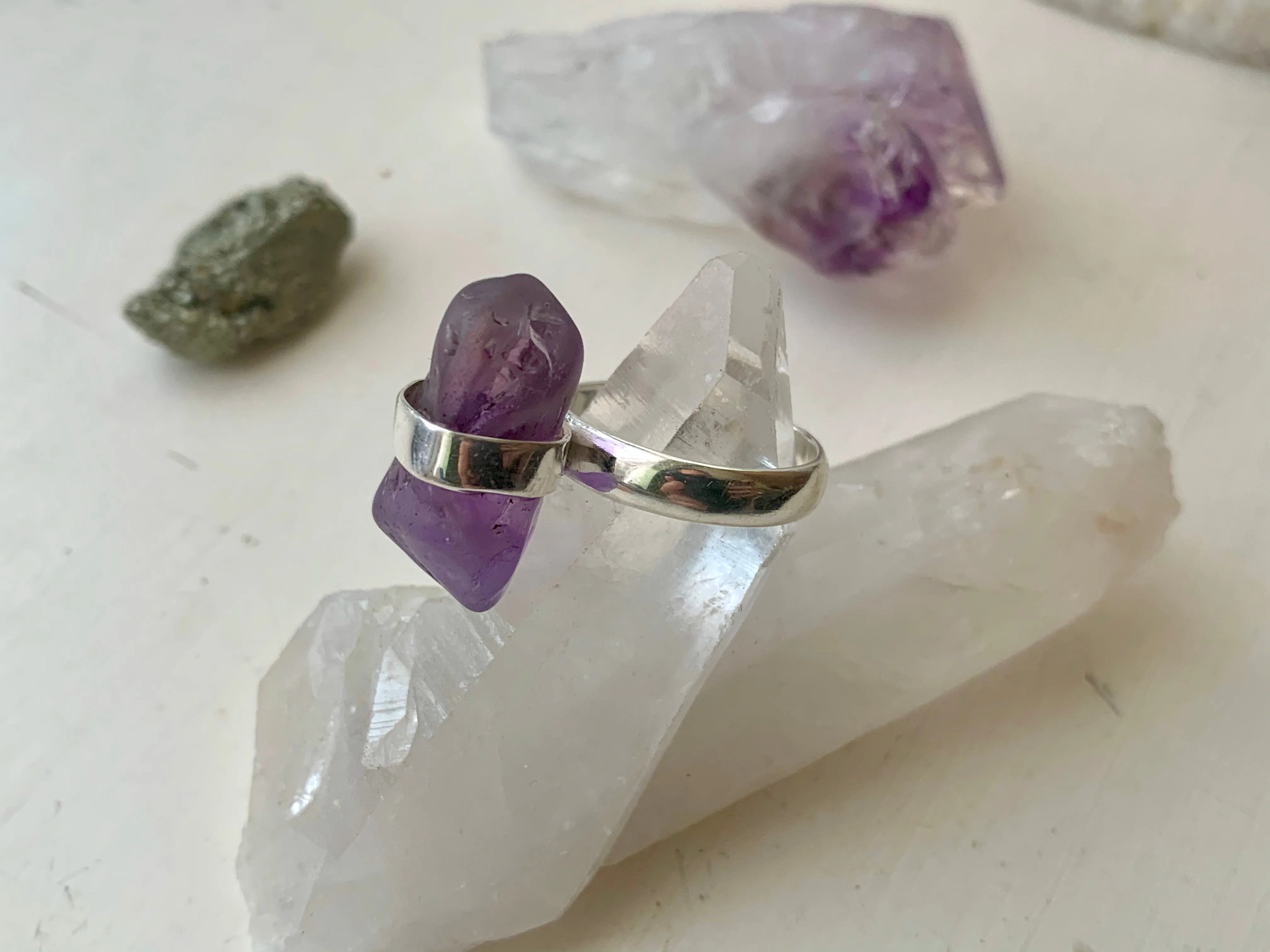 Amethyst Katla Ring (US 7)