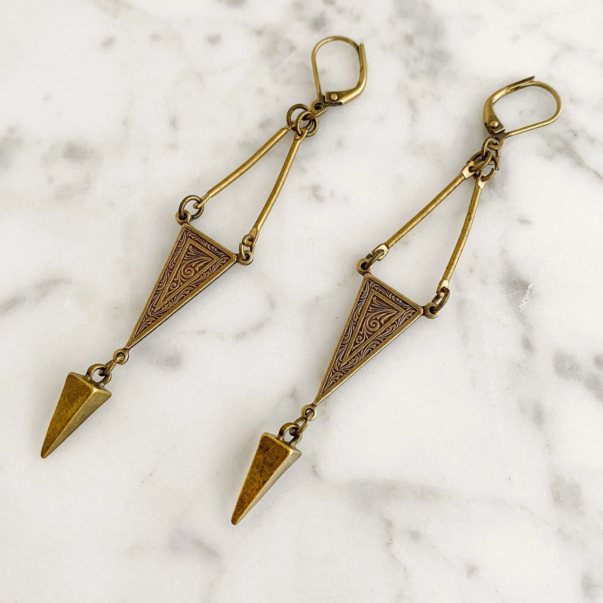 ARCHIE Art Deco style earrings