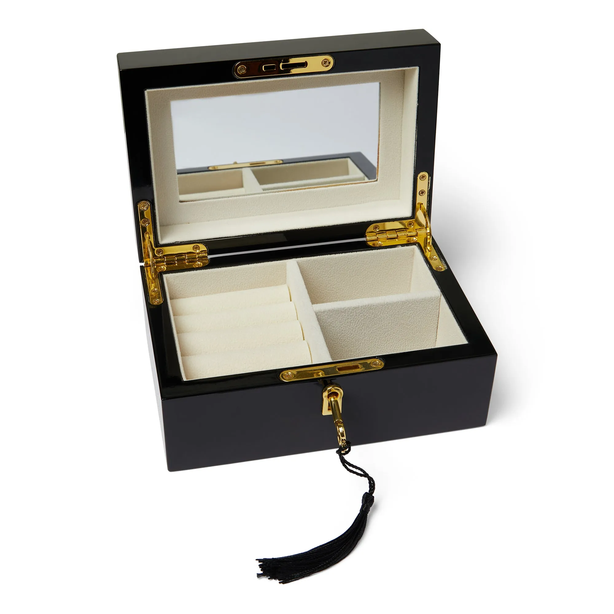 Black Lacquered Jewellery Box