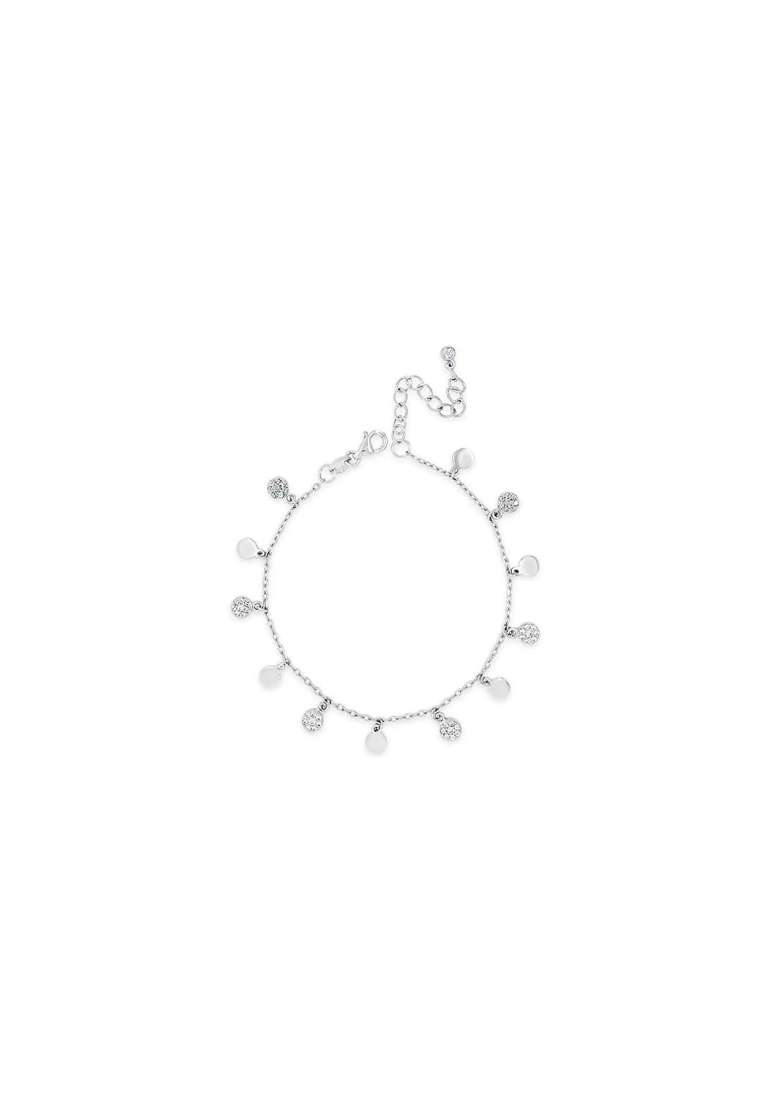 Bracelet Multi Charm - Sliver