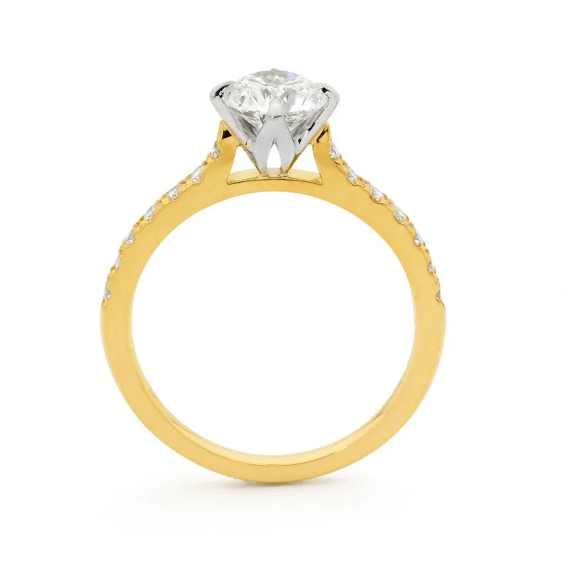 Cardinal Point Diamond Ring