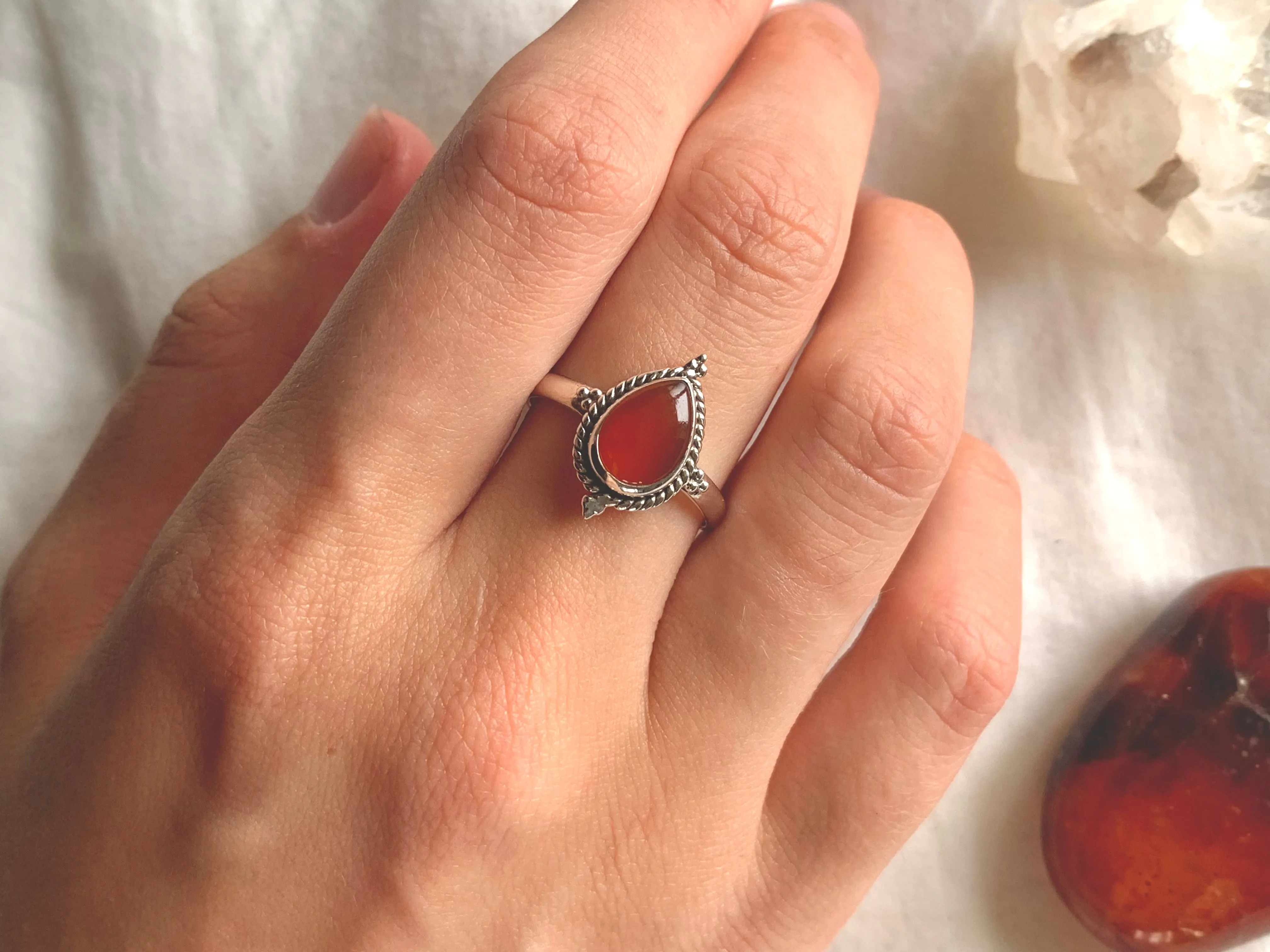 Carnelian Tiana Ring