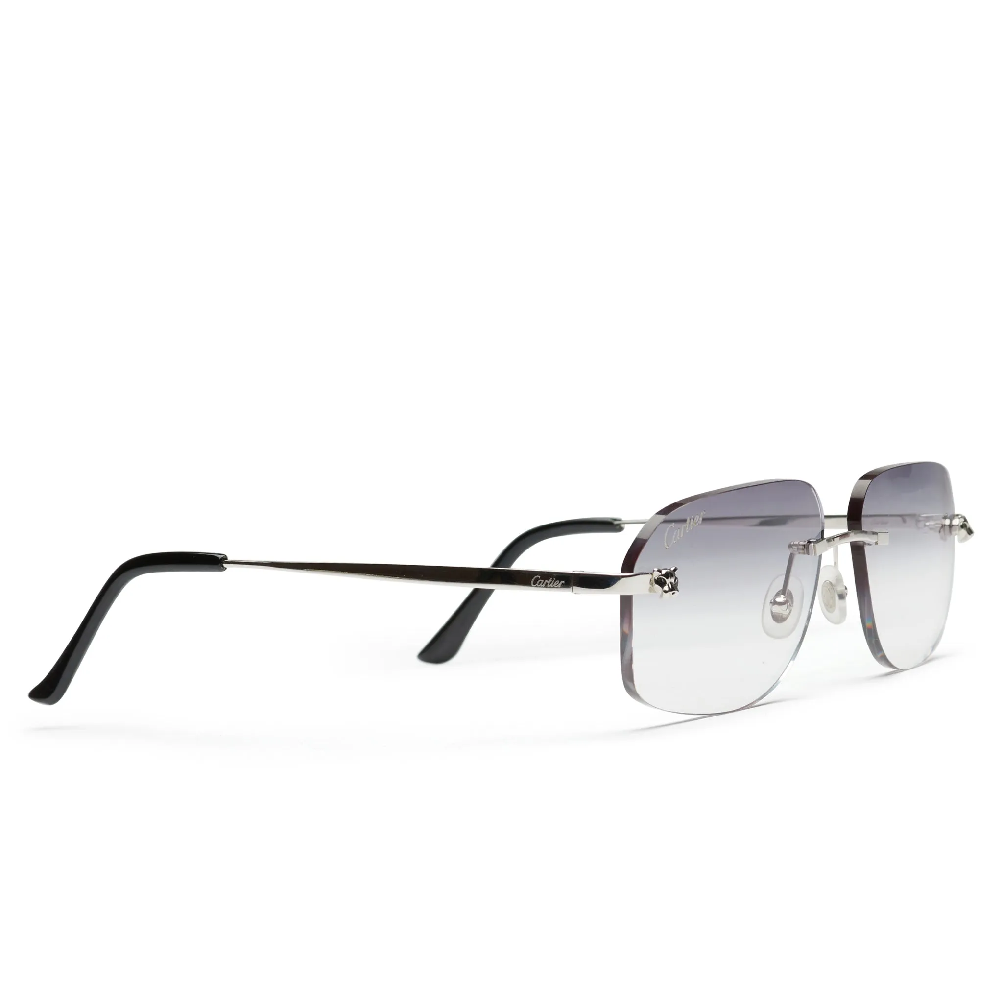 Cartier Eyewear Custom CT01480-002 Panthere De Cartier Rimless Sunglasses