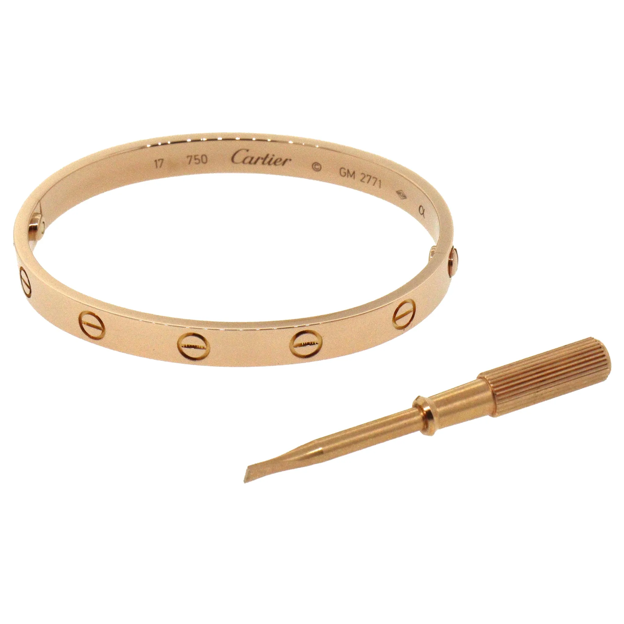 Cartier Love Bracelet - Size 17