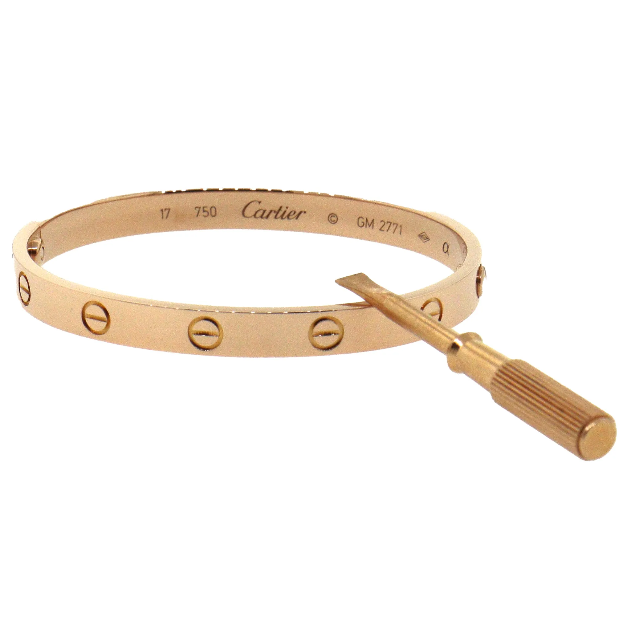 Cartier Love Bracelet - Size 17