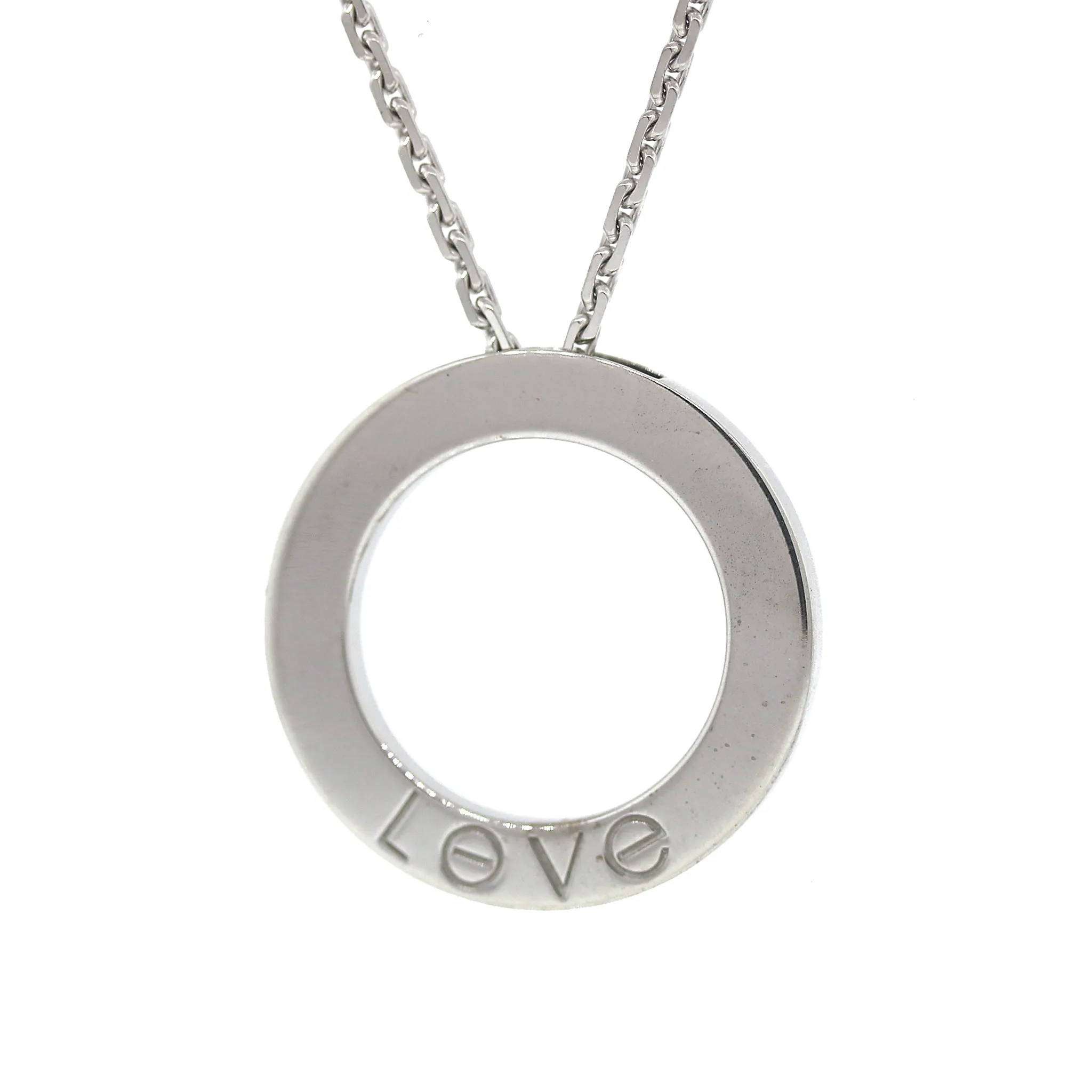 Cartier Love Necklace - 18k White Gold