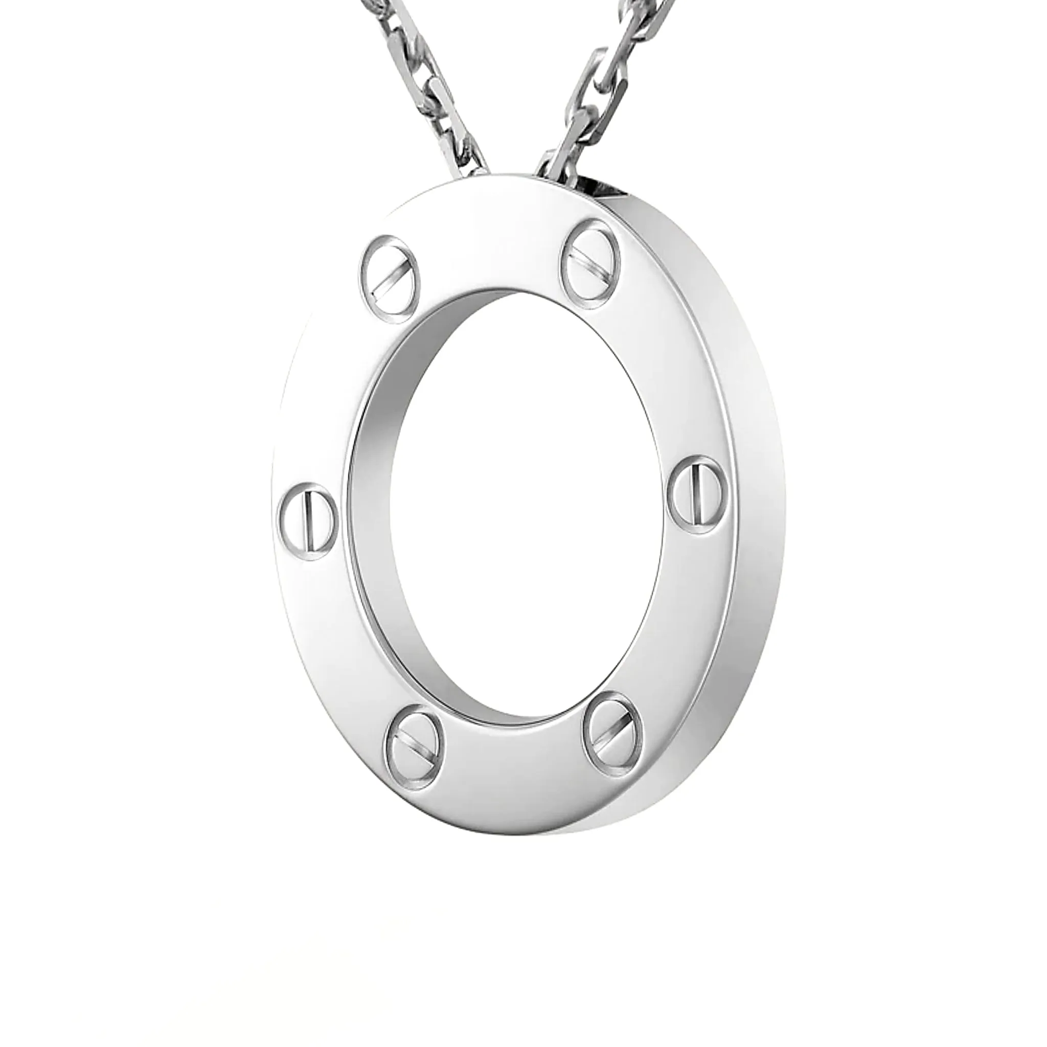 Cartier Love Necklace - 18k White Gold