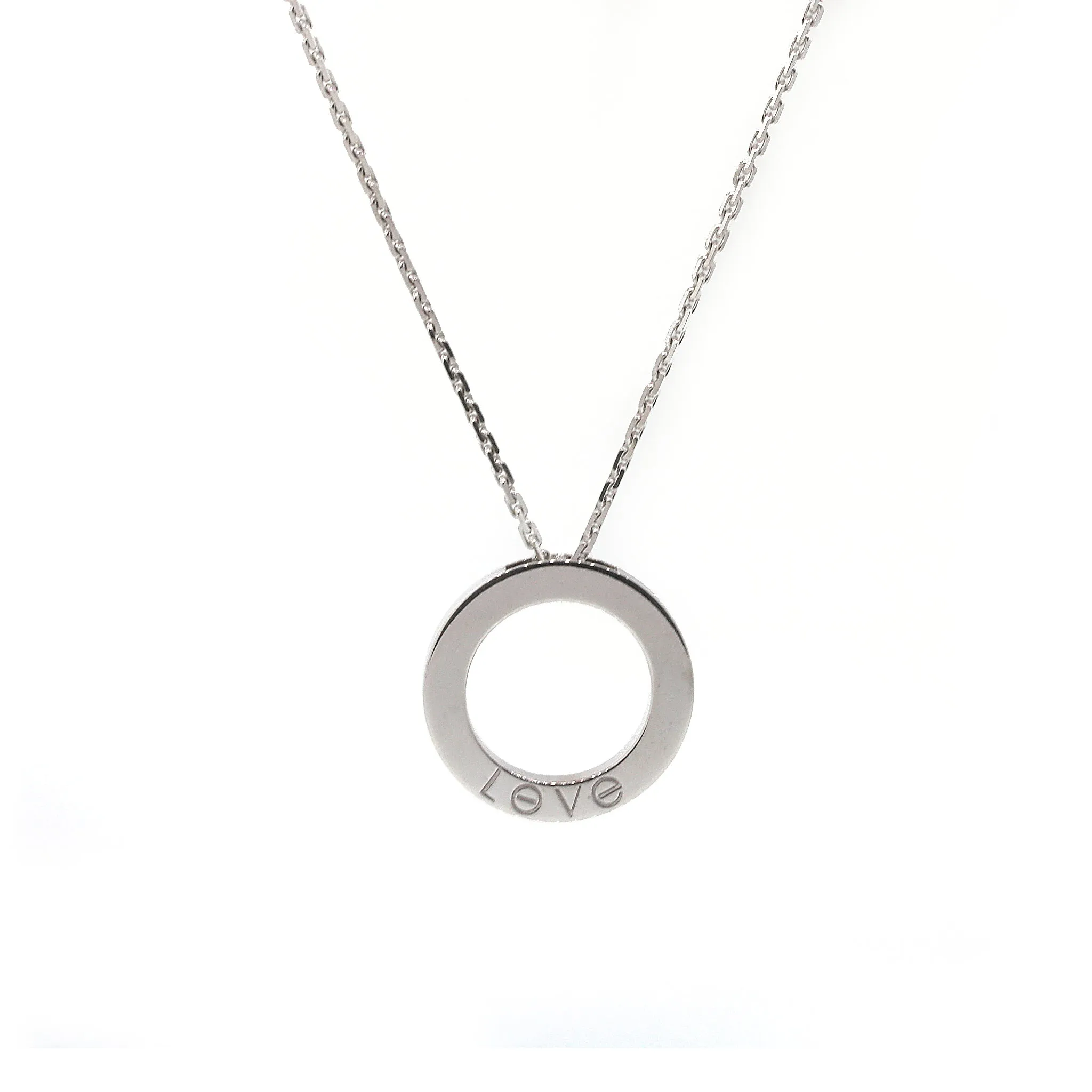 Cartier Love Necklace - 18k White Gold