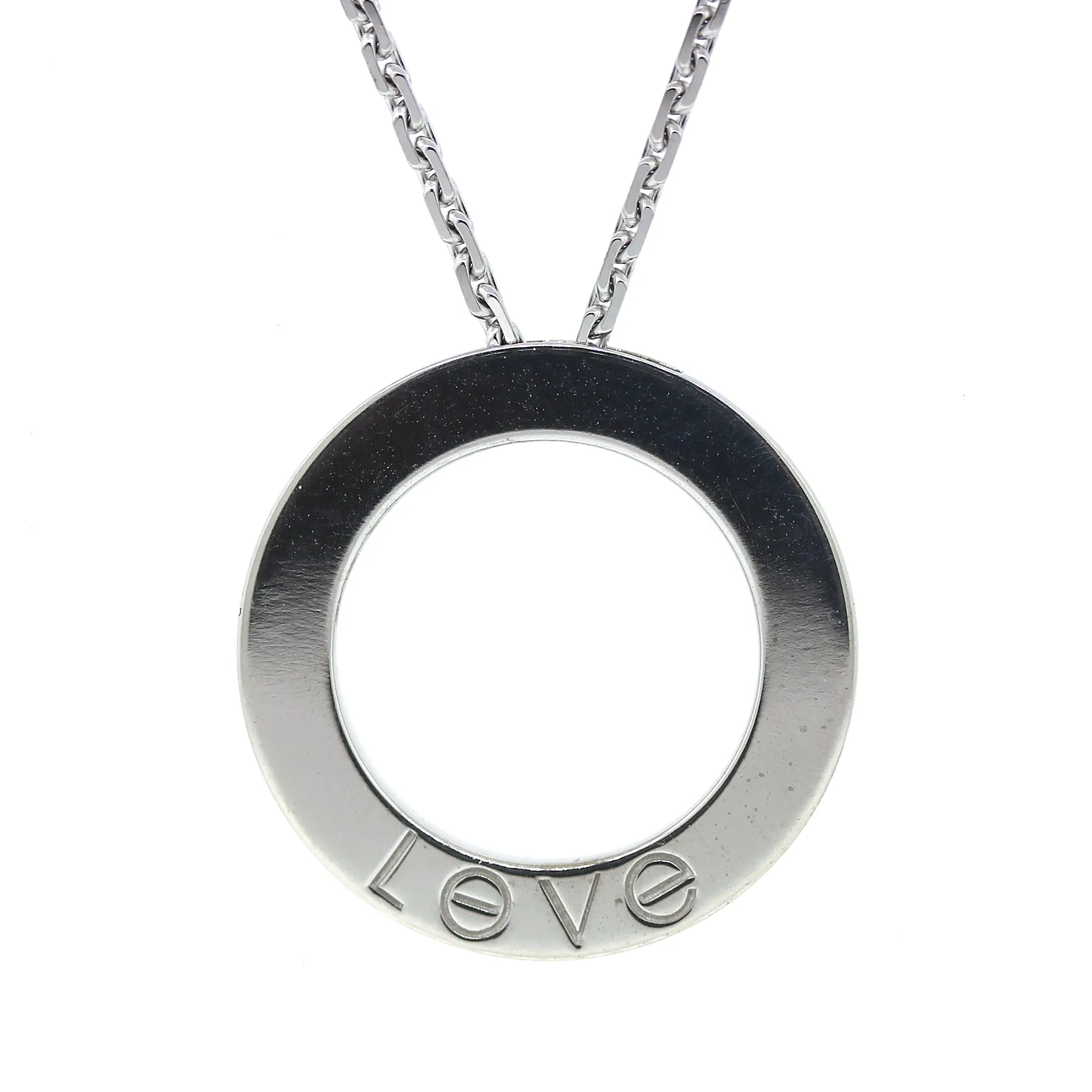 Cartier Love Necklace - 18k White Gold