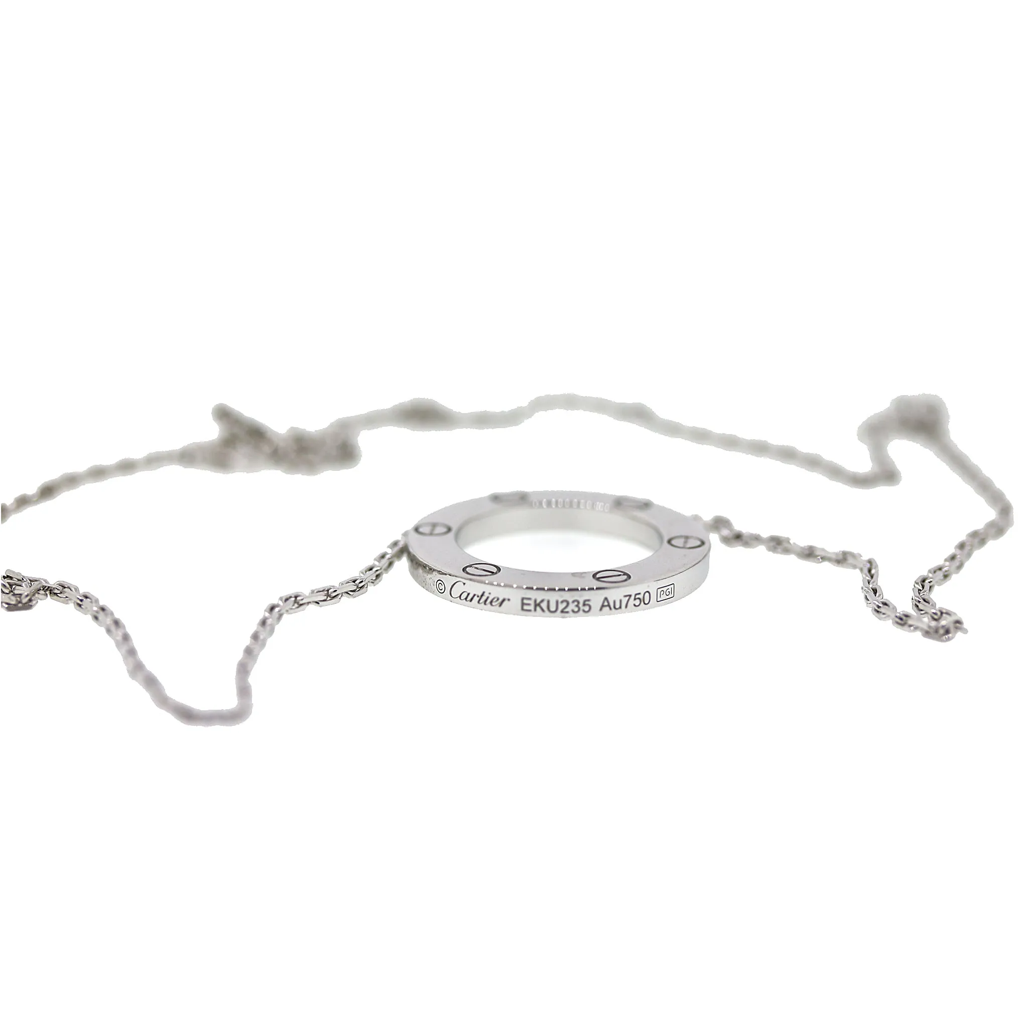 Cartier Love Necklace - 18k White Gold