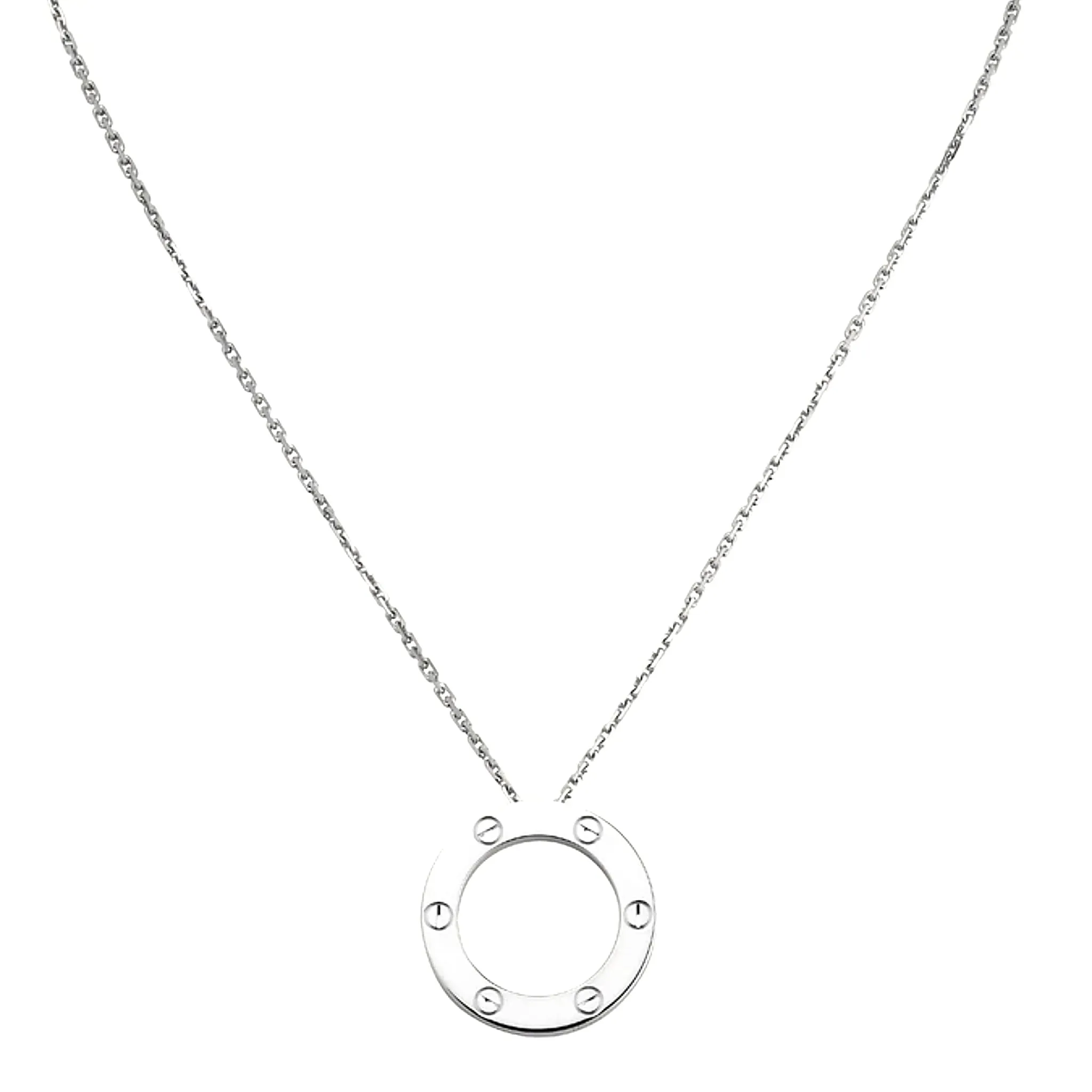 Cartier Love Necklace - 18k White Gold