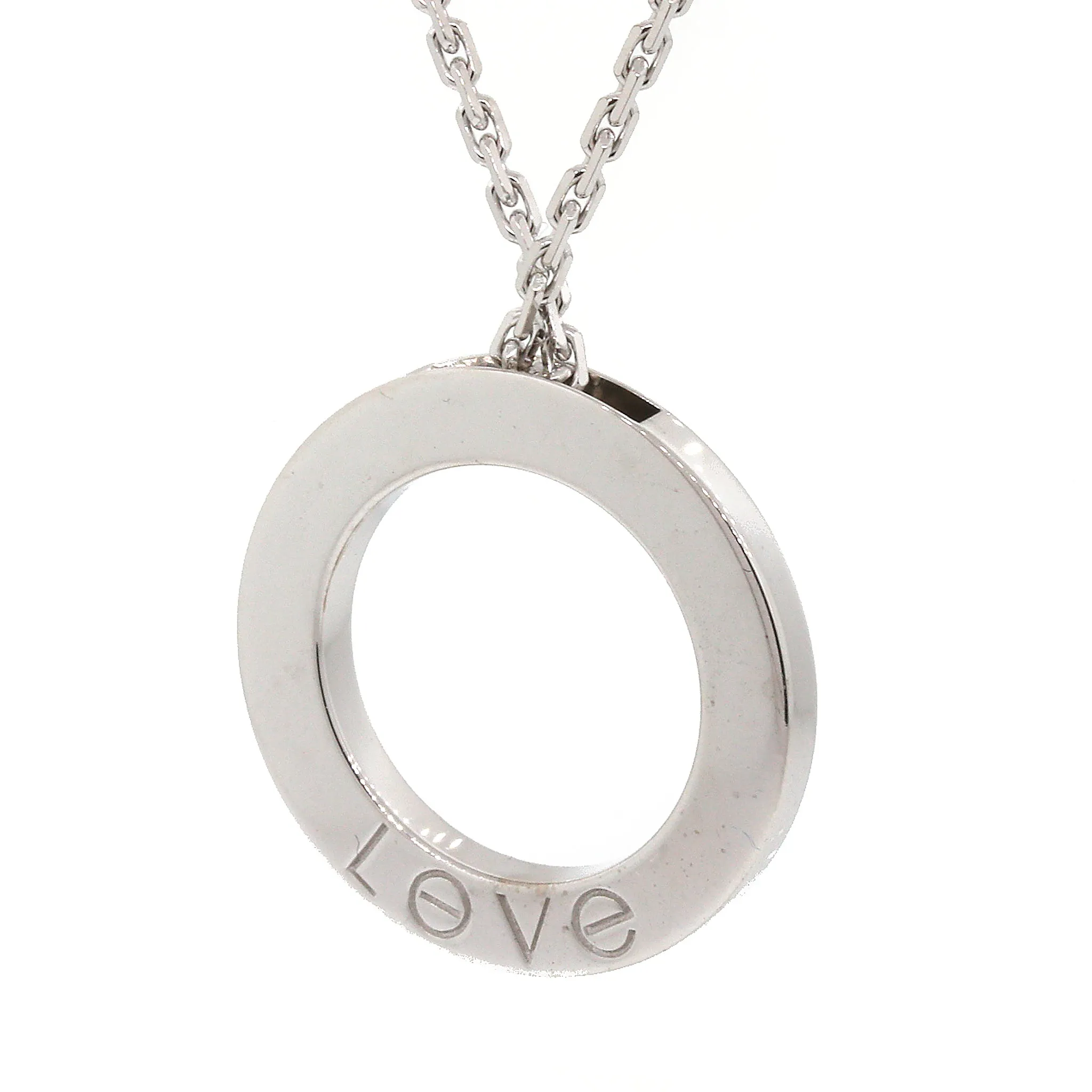 Cartier Love Necklace - 18k White Gold