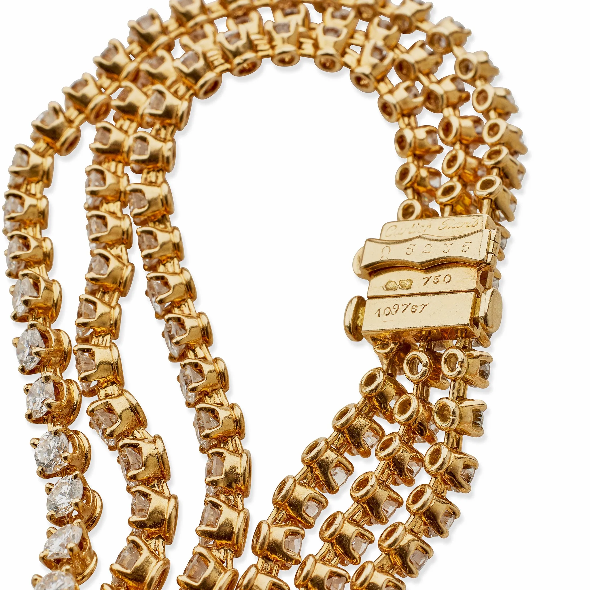 Cartier Paris Diamond Tassel Necklace