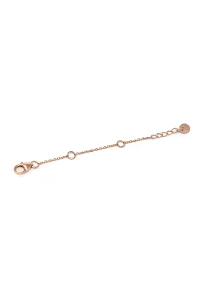 Chain Extender Rose Gold Plated Sterling Silver Accessory