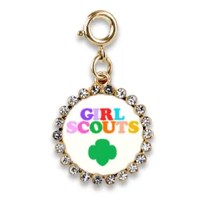 Charm It! Gold Girl Scout Medallion Charm