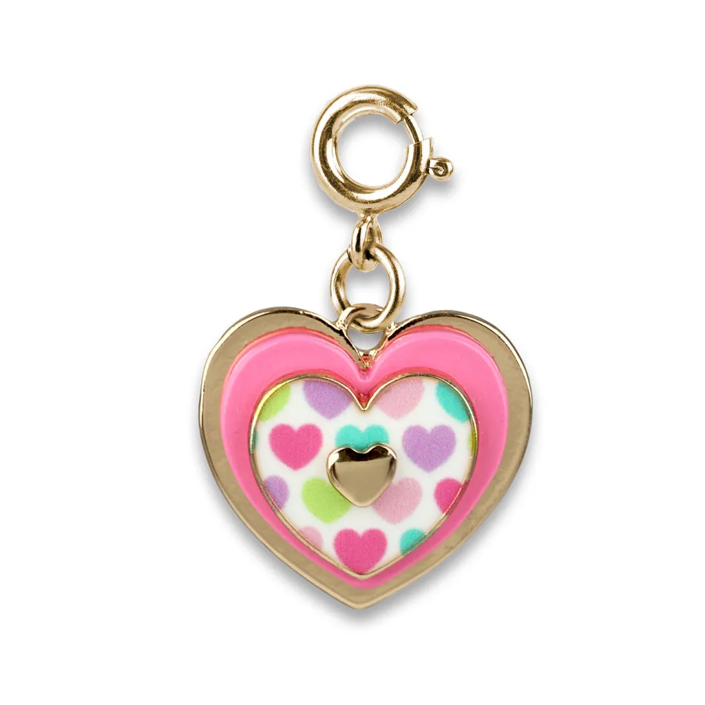 Charm It! Gold Layered Heart Charm