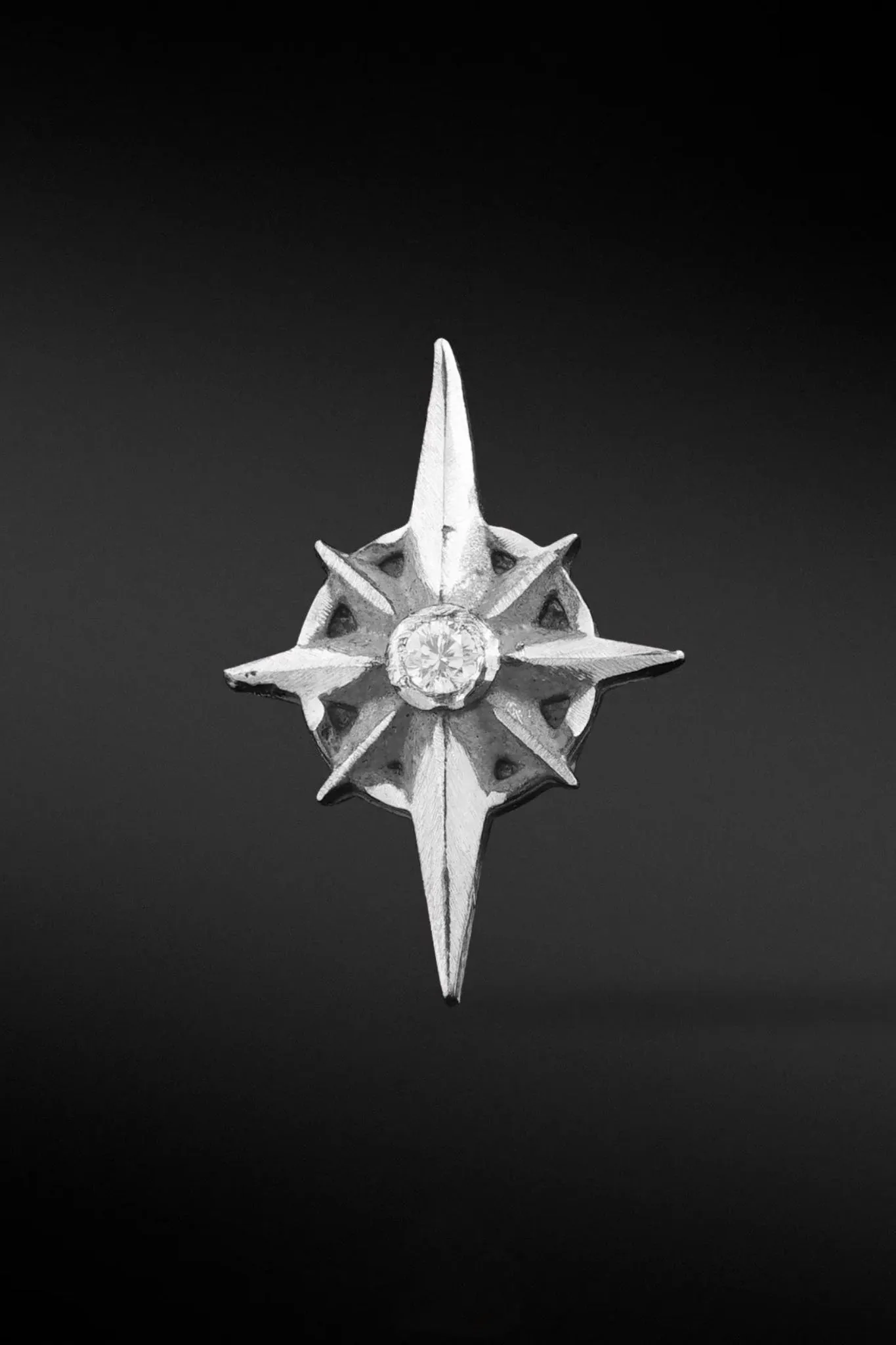 Compass Stud Earring