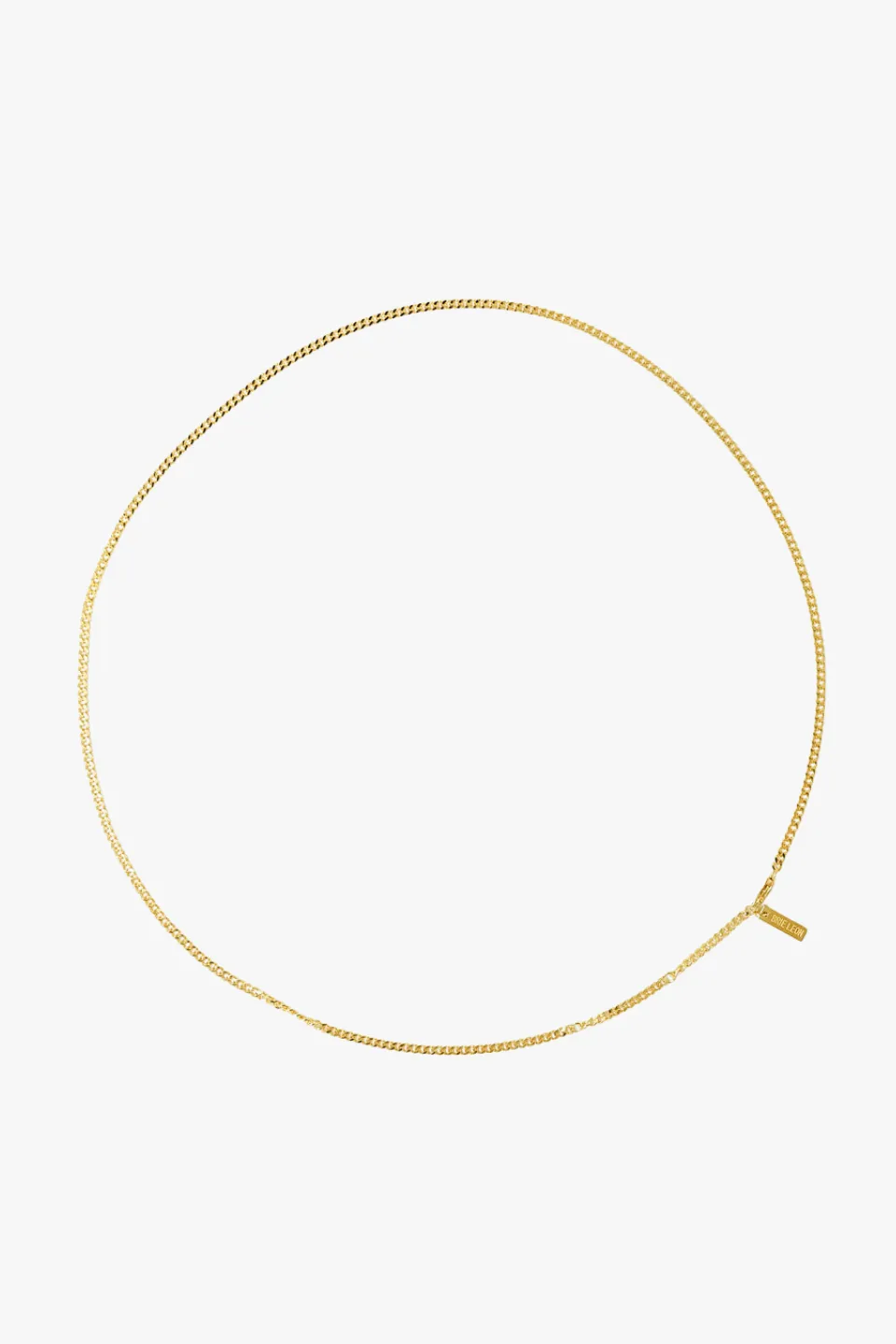 Curb 18k Gold Plated Chain Necklace