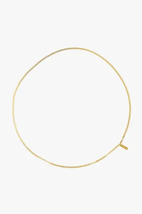 Curb 18k Gold Plated Chain Necklace