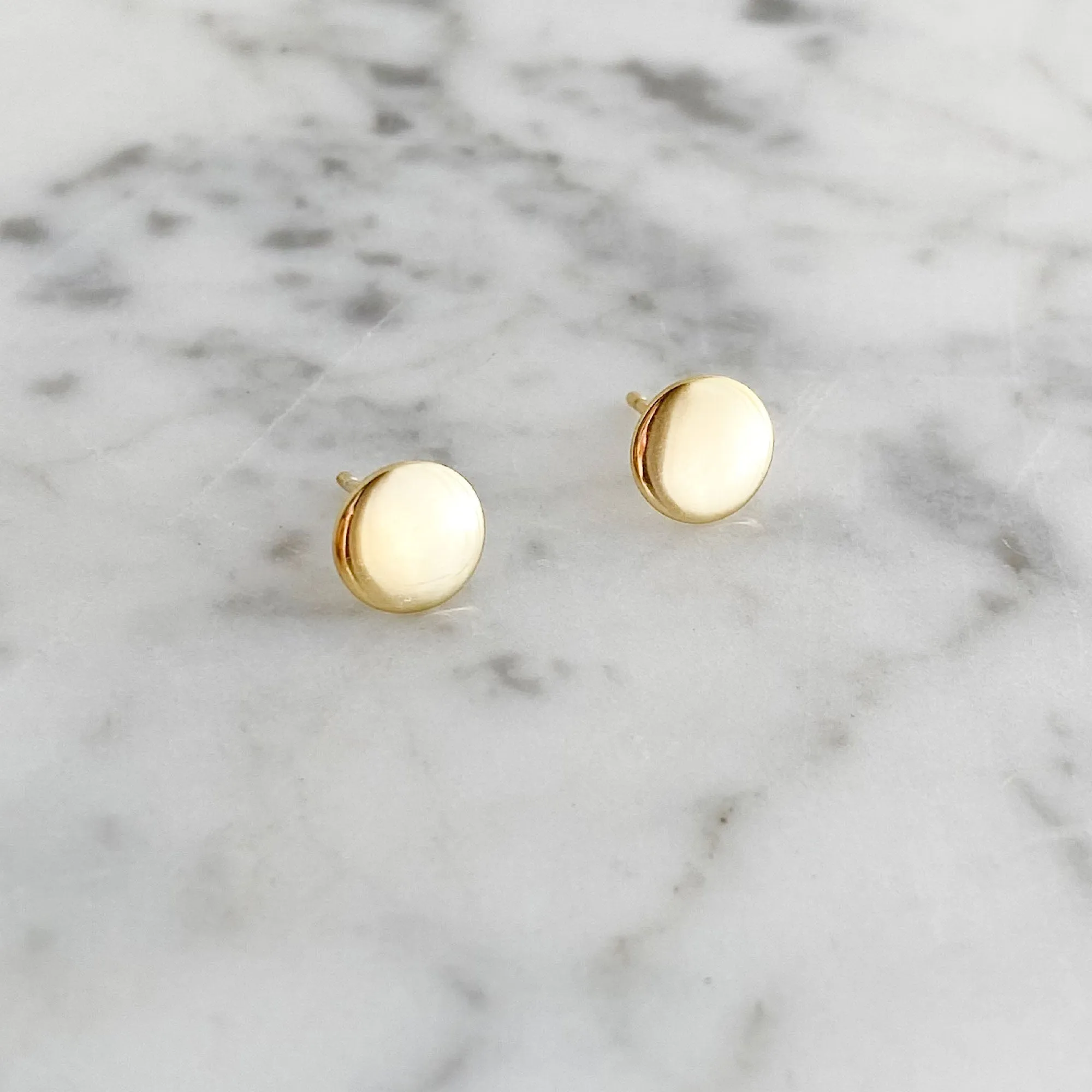 ELIZA 14kt gold plated jacket studs