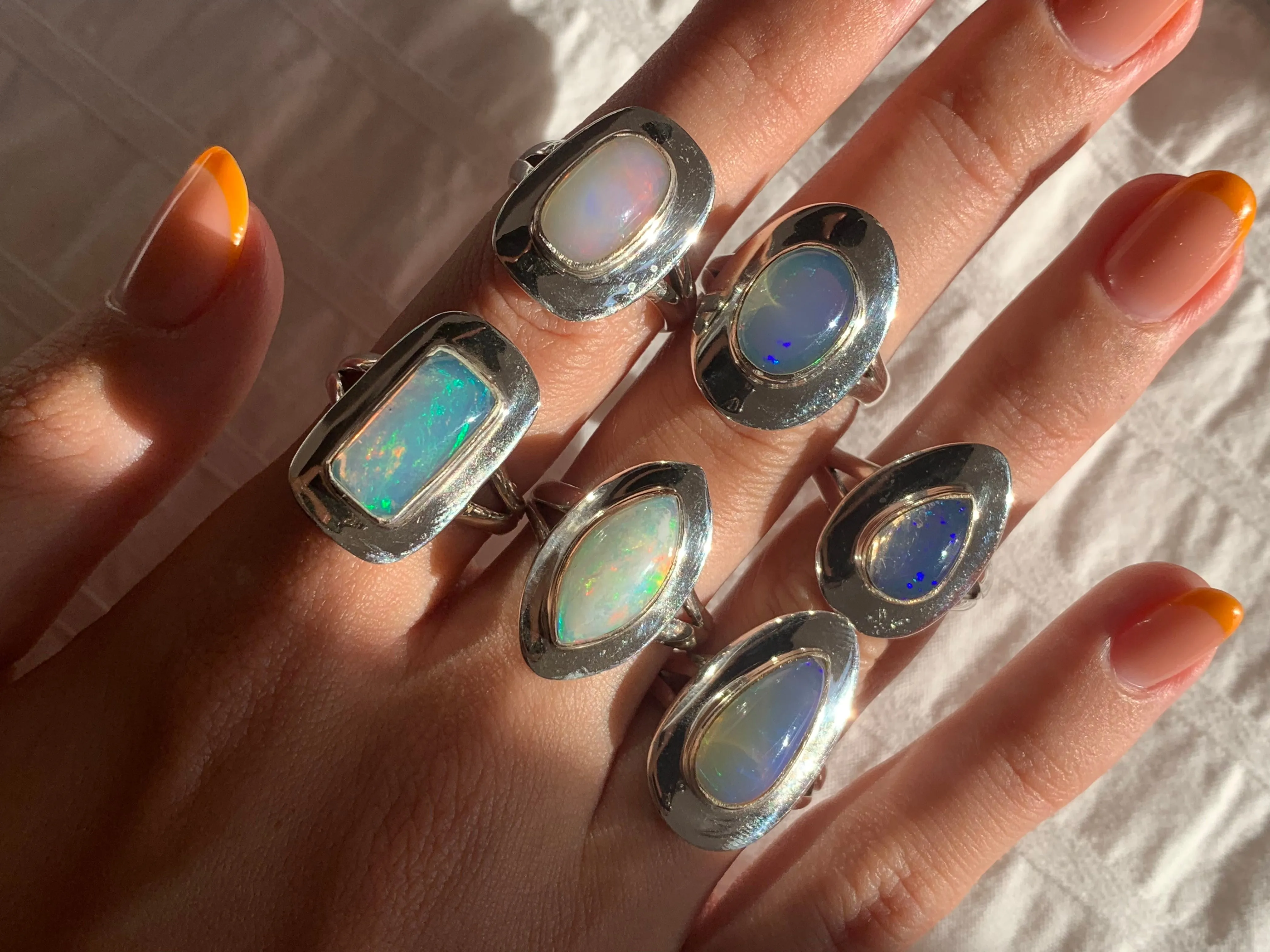 Ethiopian Welo Opal Dinah Ring - Mix