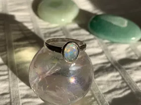 Ethiopian Welo Opal Naevia Ring - XSmall Oval (US 6.5 & 7.5)