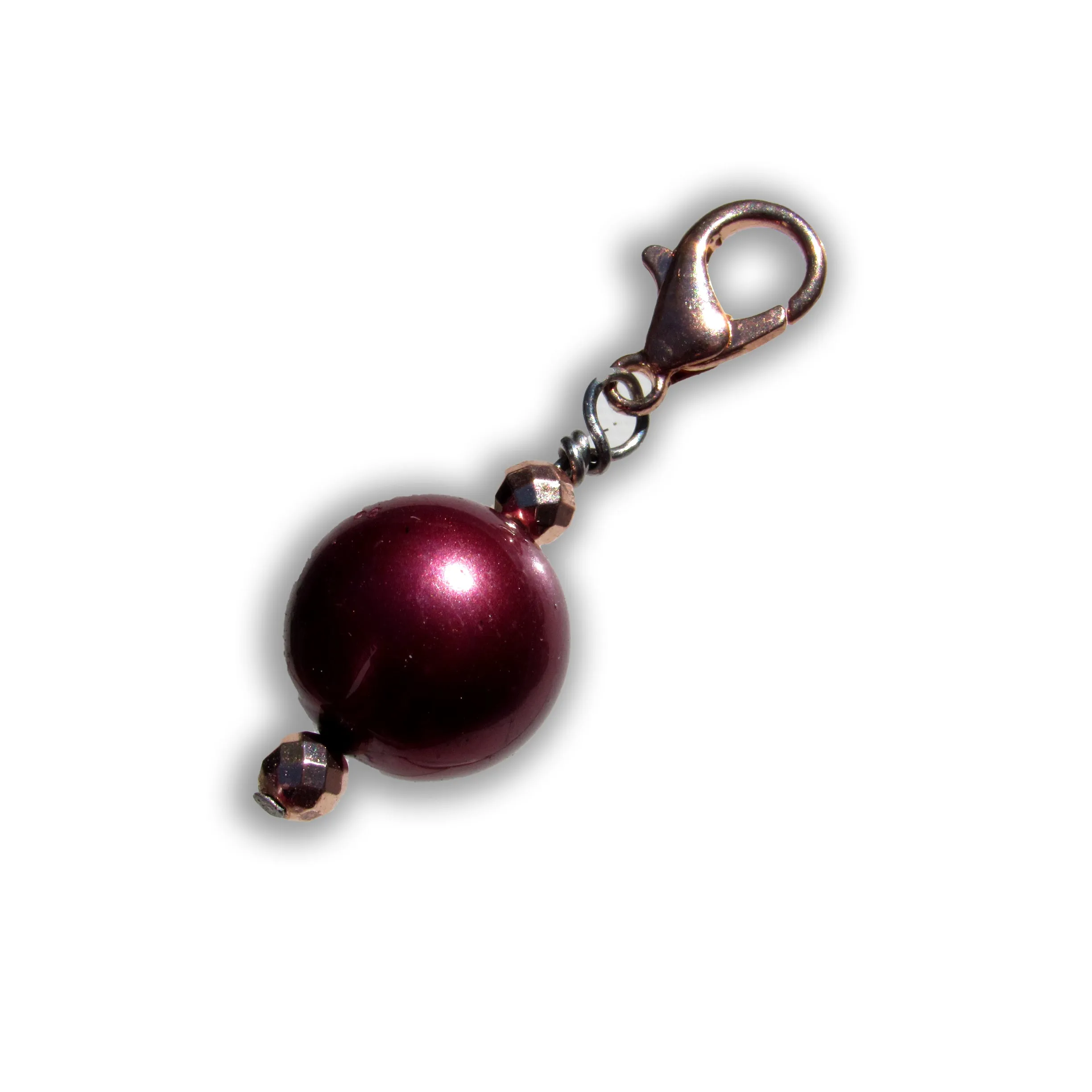 Gemstone and South Seashell Pearl Pet Collar Charm