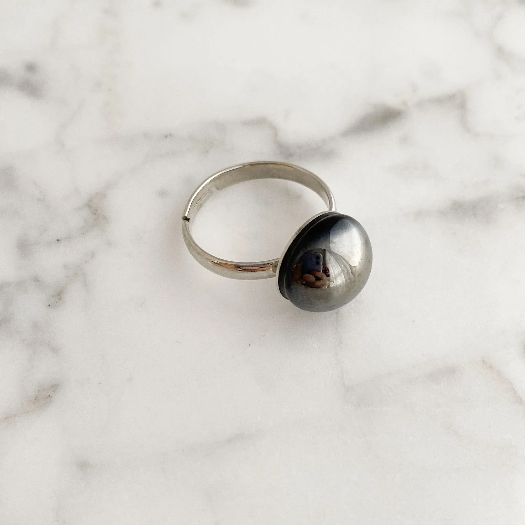 HARLEY hematite ring