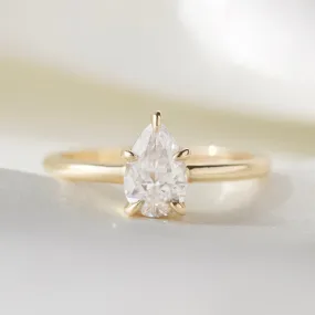 Isla 1ct Pear Solitaire Ring