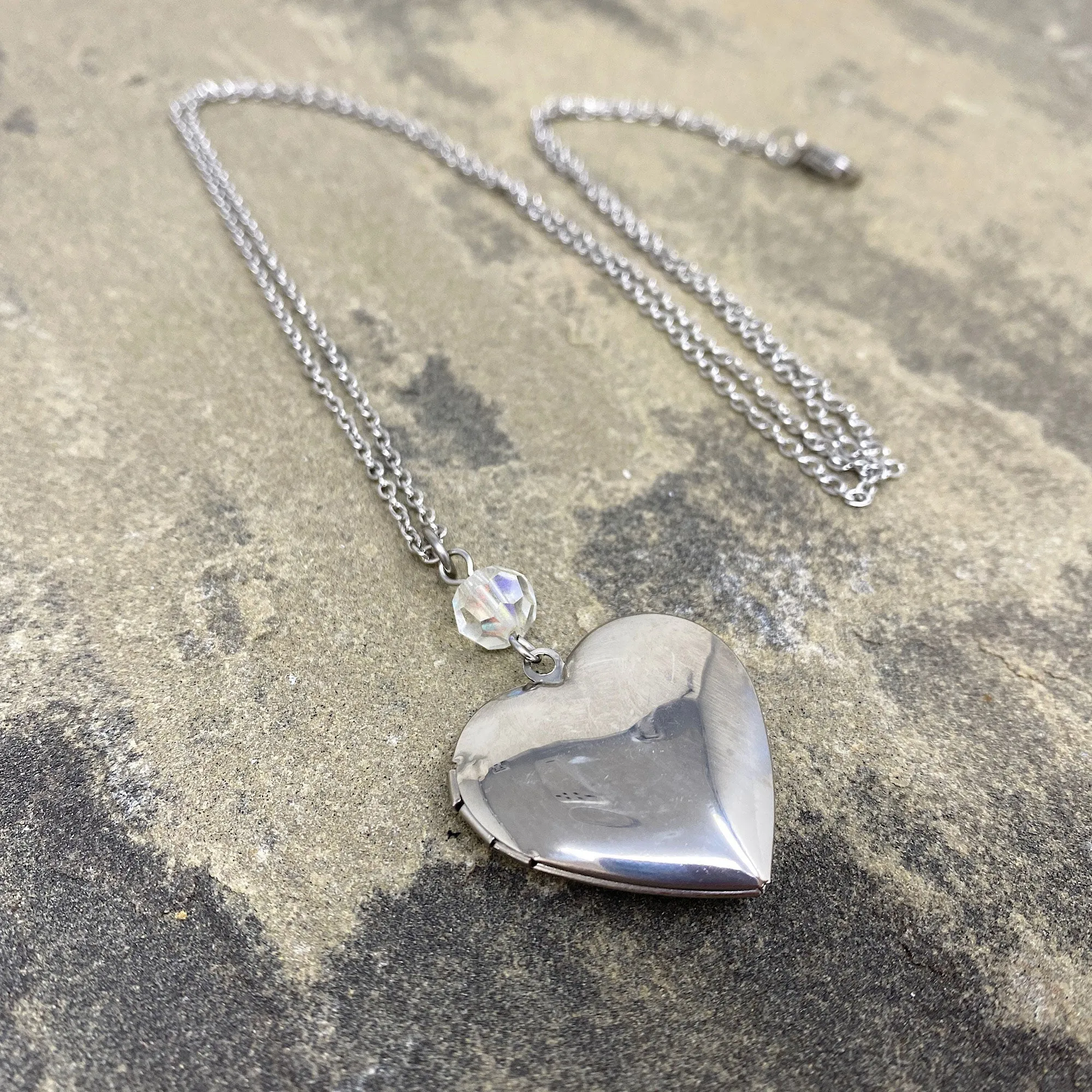 JAGGER stainless steel heart locket