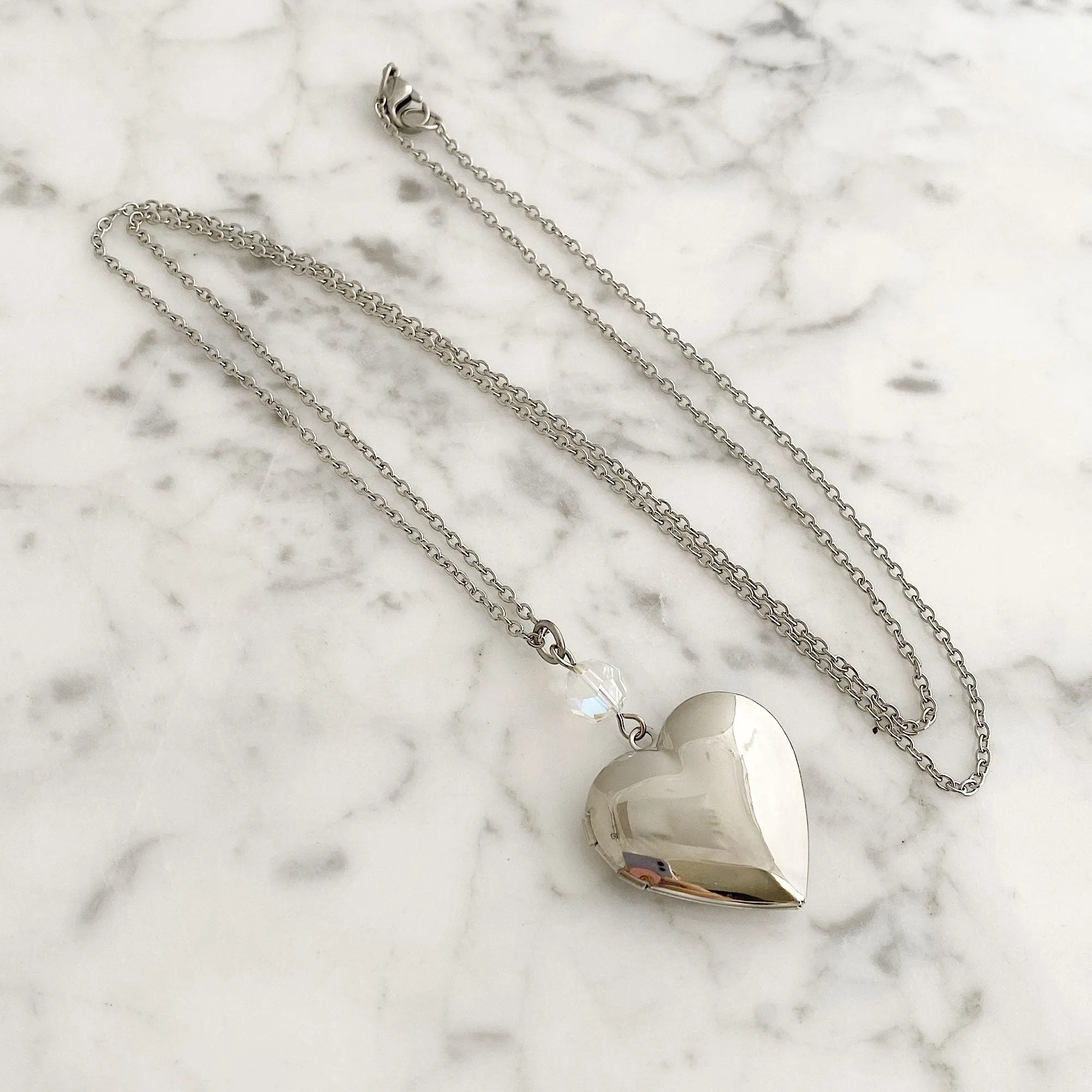 JAGGER stainless steel heart locket