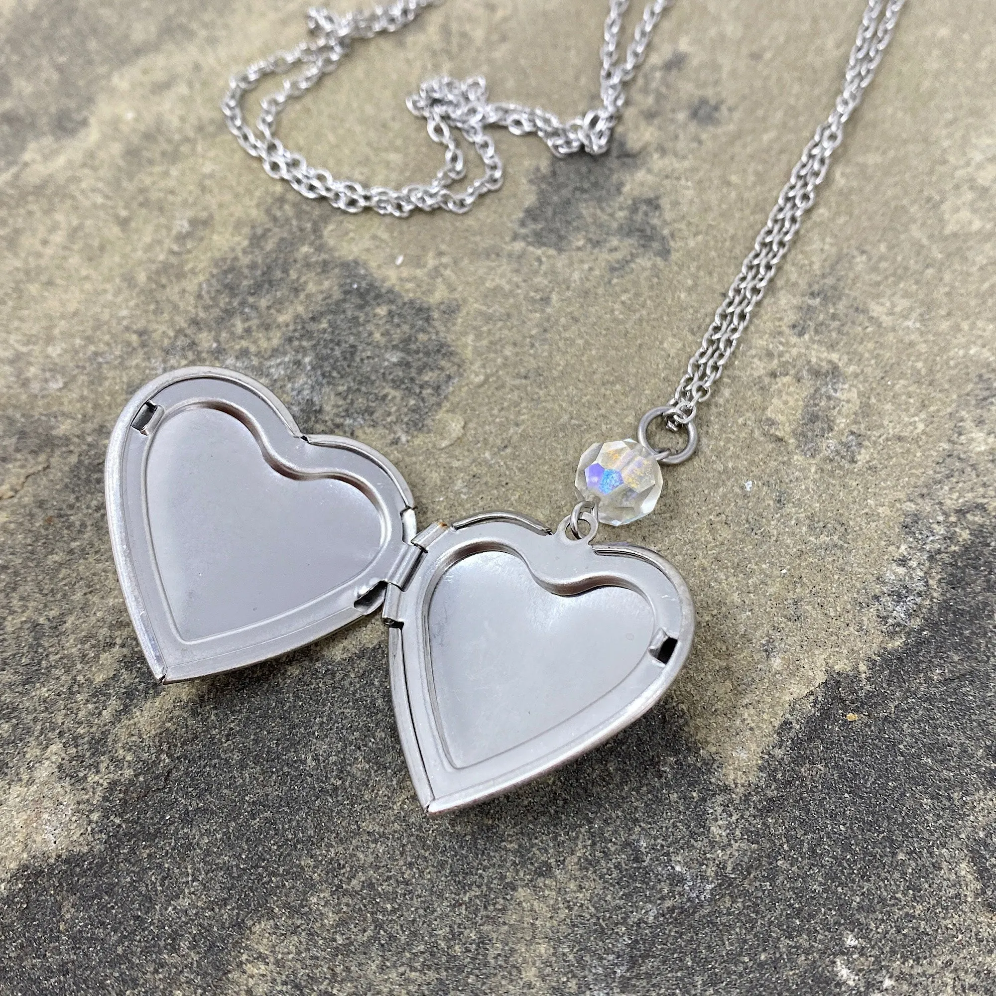 JAGGER stainless steel heart locket