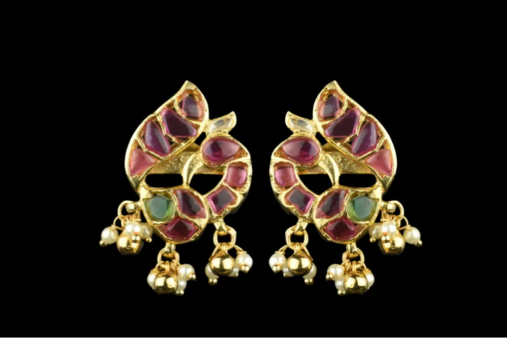 Kundan Studs Earrings By Asp Fashion Jewellery